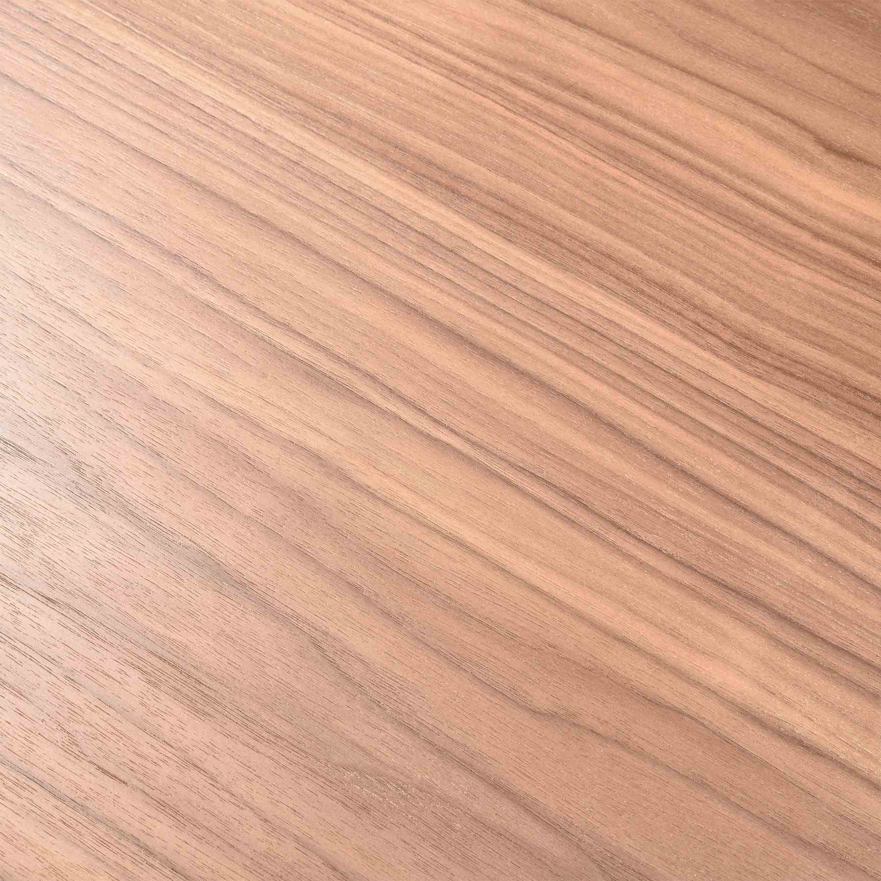 Everett Contemporary Dining Table in Matte Black Finish and Walnut Top - Image 6