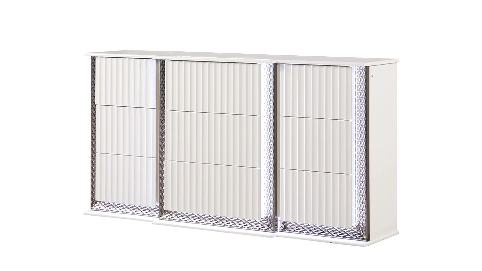 Fabio King 4PC Bedroom Set White - Image 13