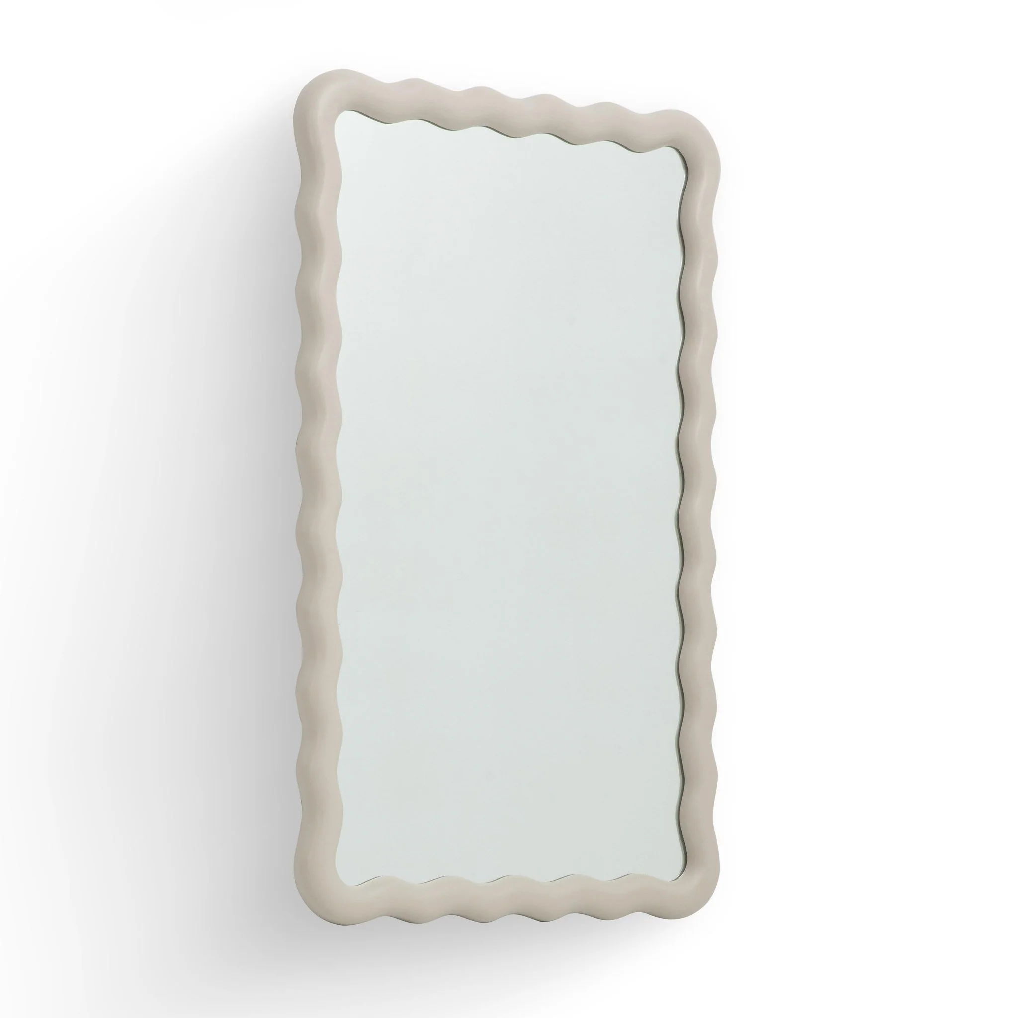 Faire Cream Squiggle Wall Mirror - Image 3