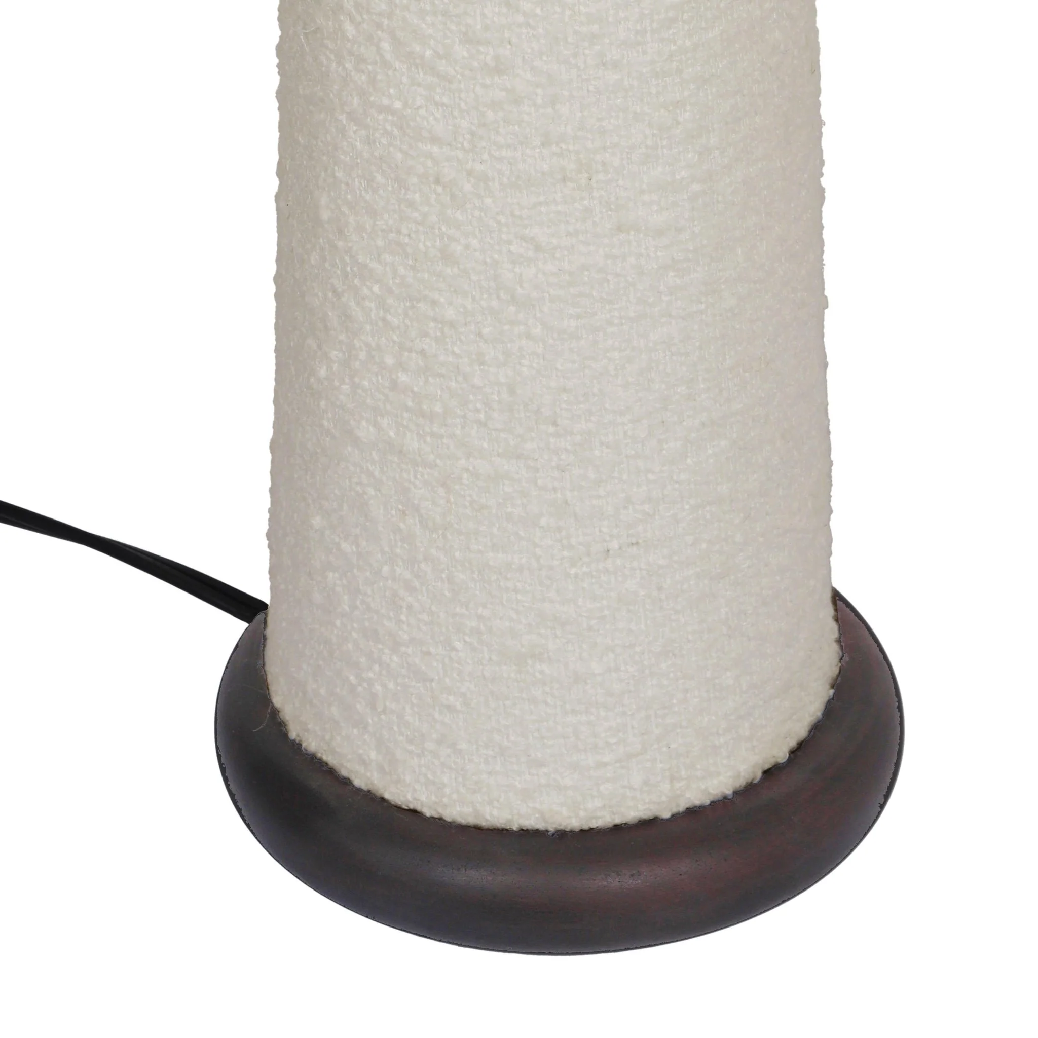 Faith White Boucle Table Lamp - Image 5