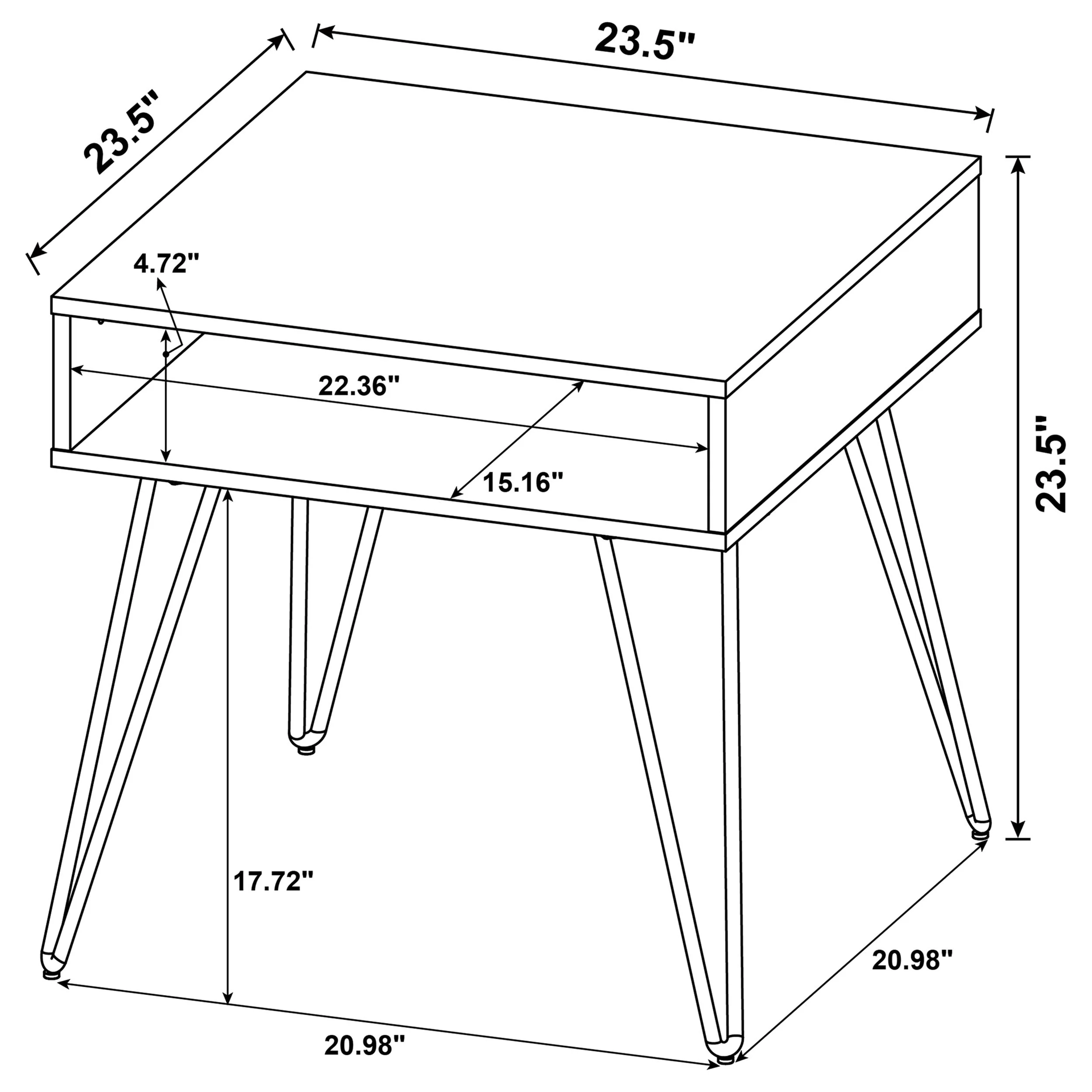 Fanning Lift-Top Coffee Table Set - Image 13