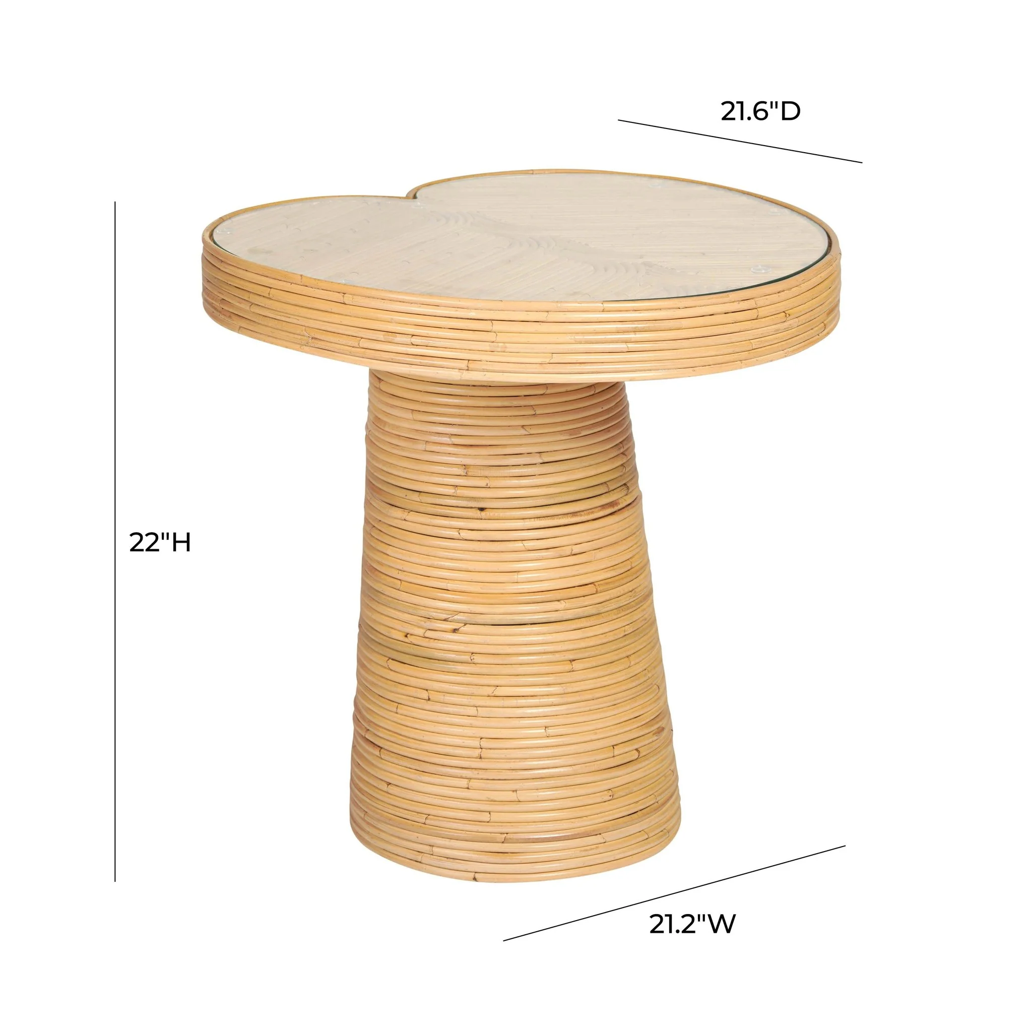 Felicia Tall Lilypad Side Table - Image 7