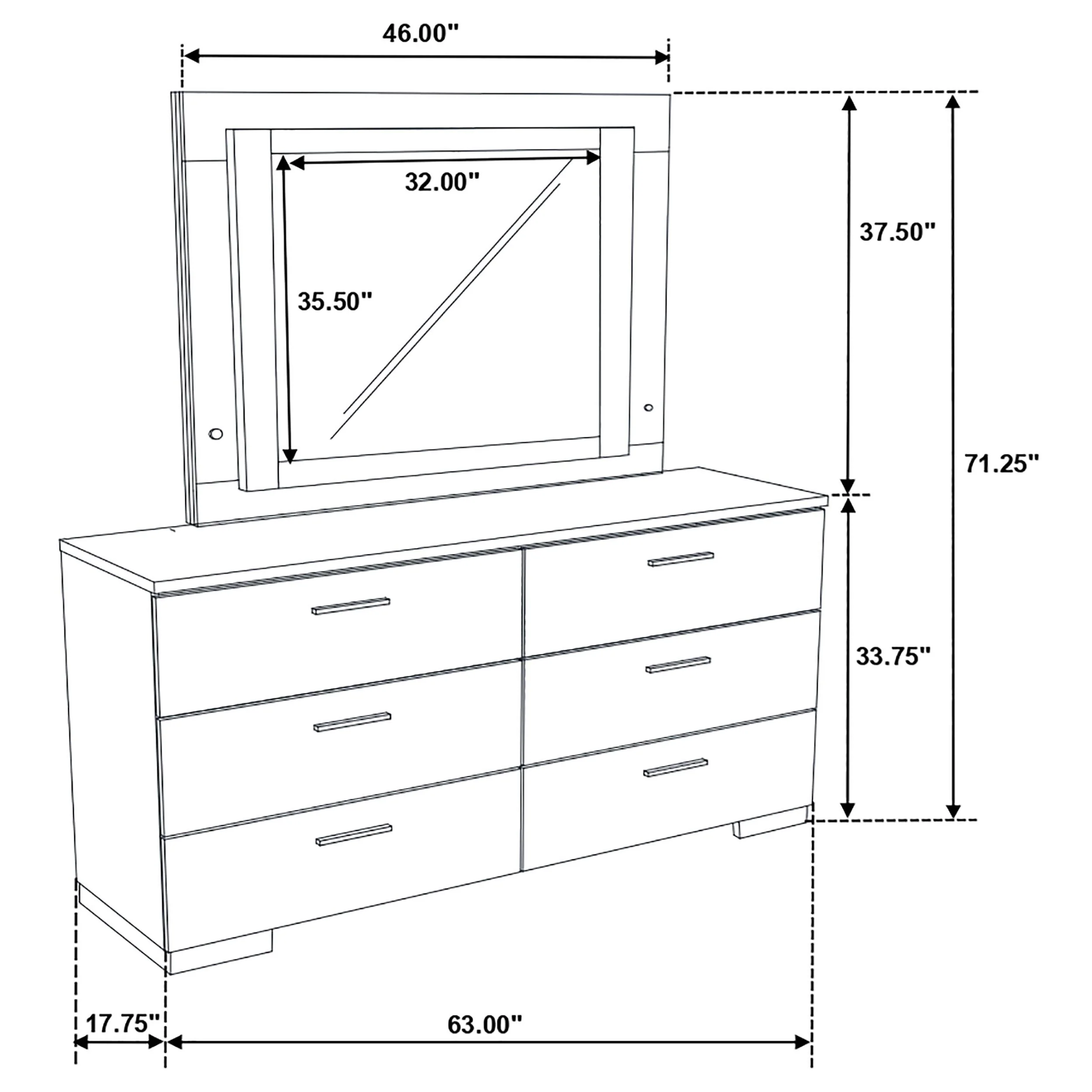 Felicity Dresser with LED Mirror - Image 4