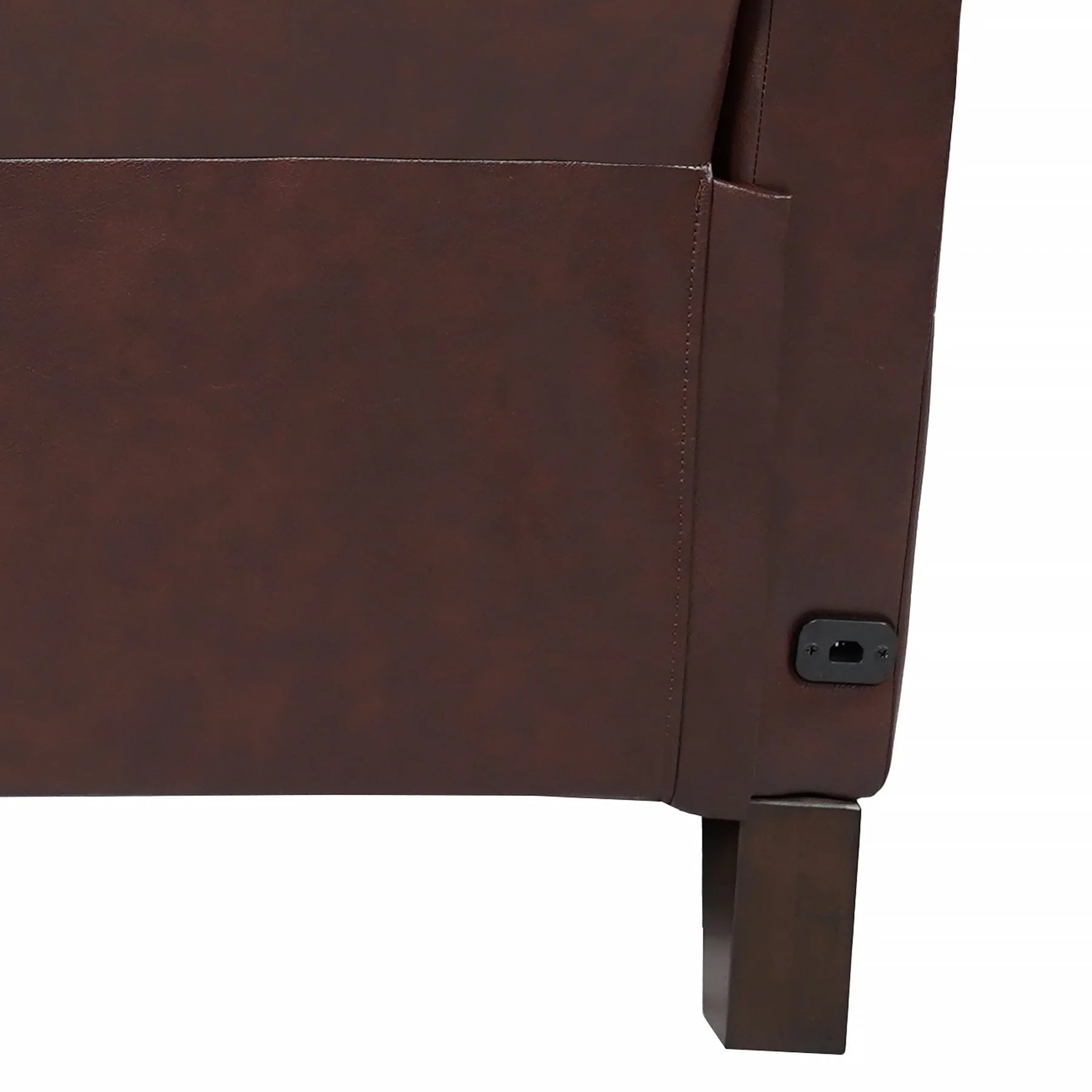 Felicity 84" Zero Gravity Power Reclining Sofa in Chocolate Leather - Image 10
