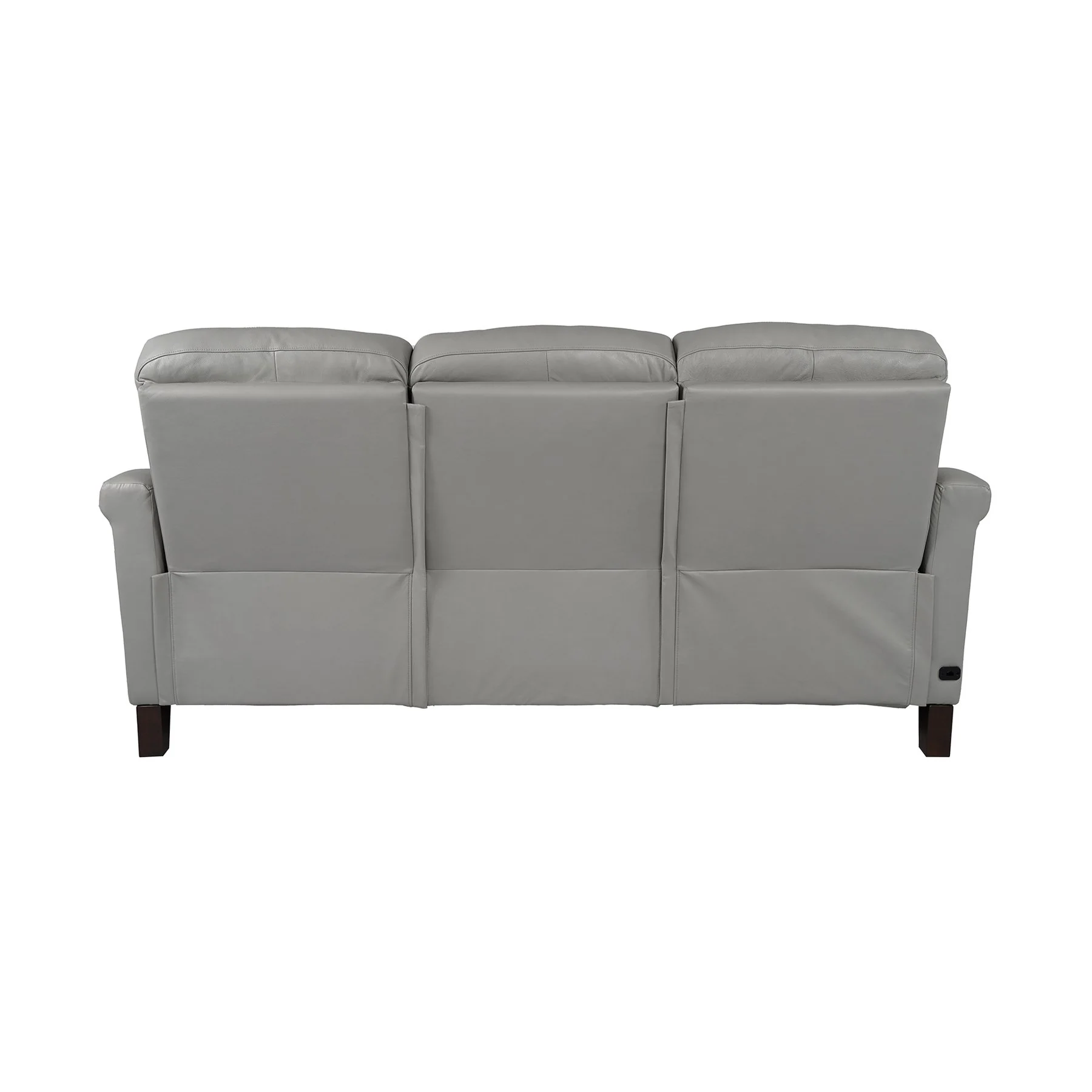 Felicity 84" Zero Gravity Power Reclining Sofa in Silver Leather - Image 6