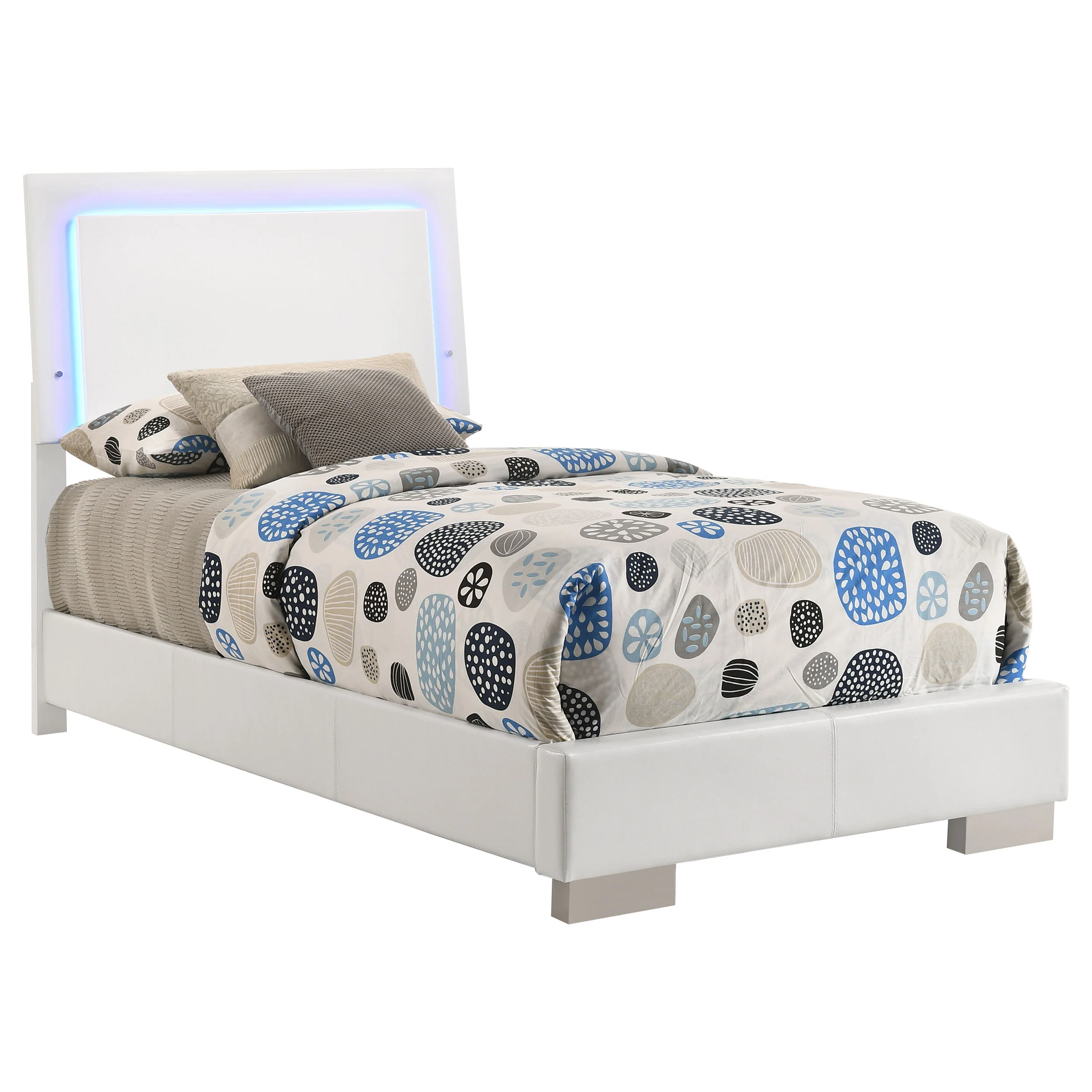 Felicity Panel Bed with LED Lighting - Image 35