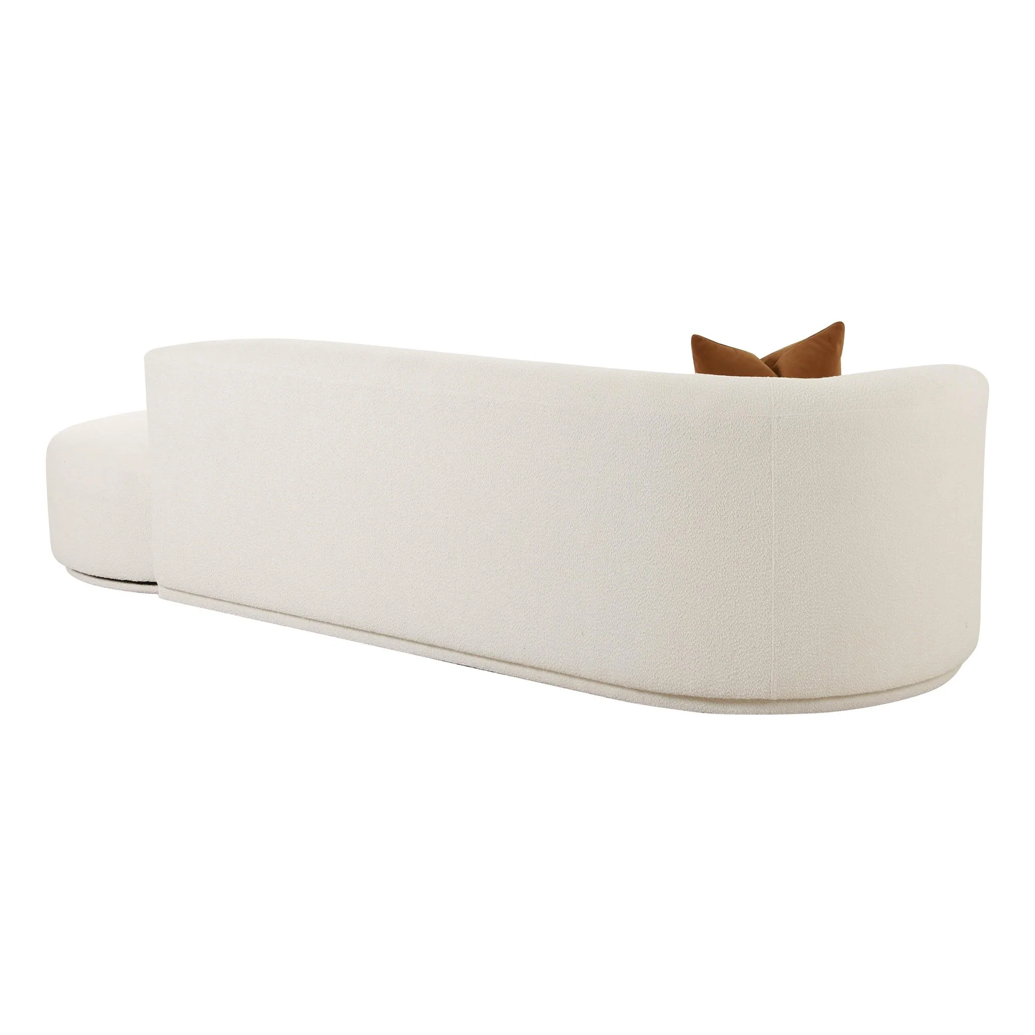 Fickle Cream Boucle 2-Piece Chaise Modular LAF Sofa - Image 6
