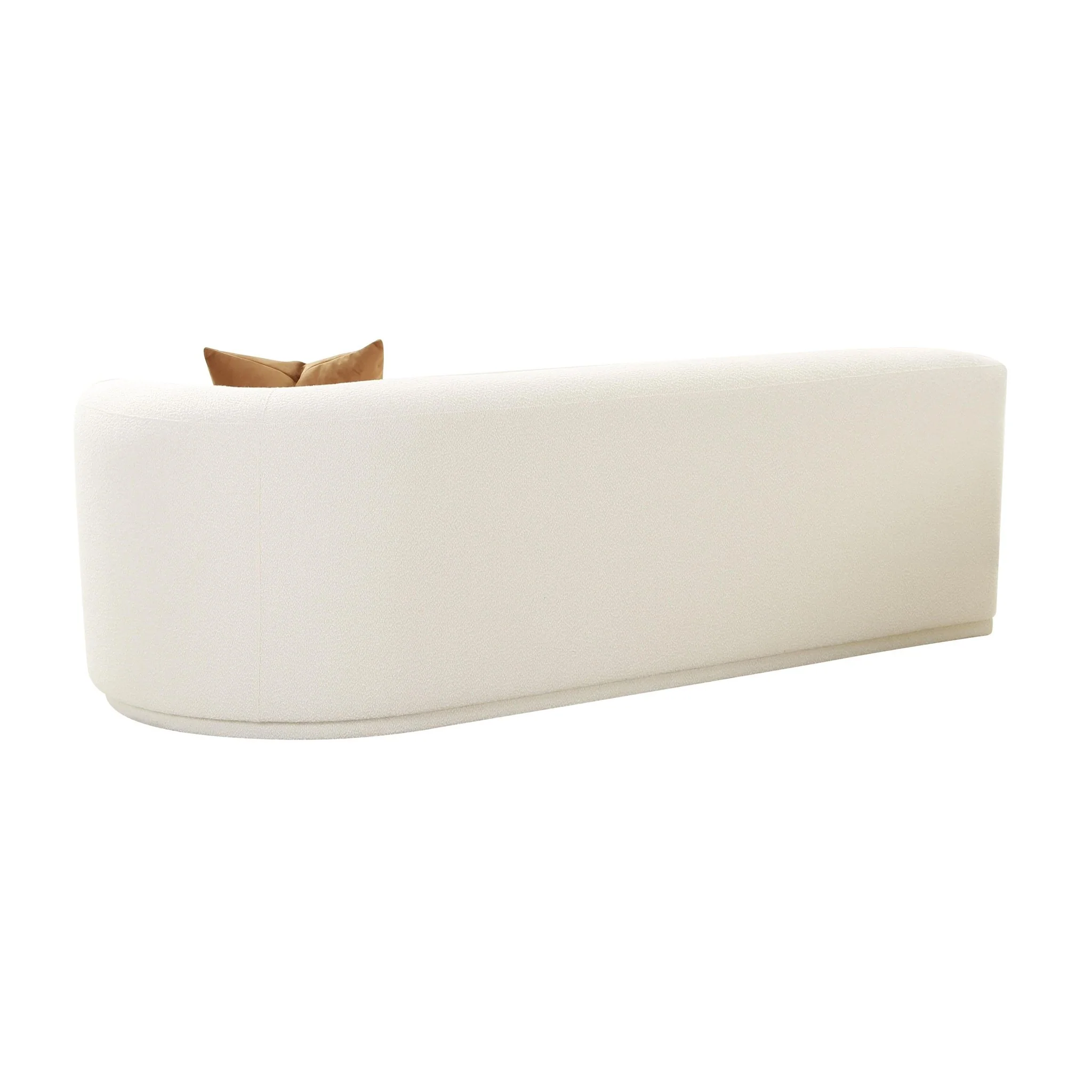 Fickle Cream Boucle Modular RAF Loveseat - Image 5