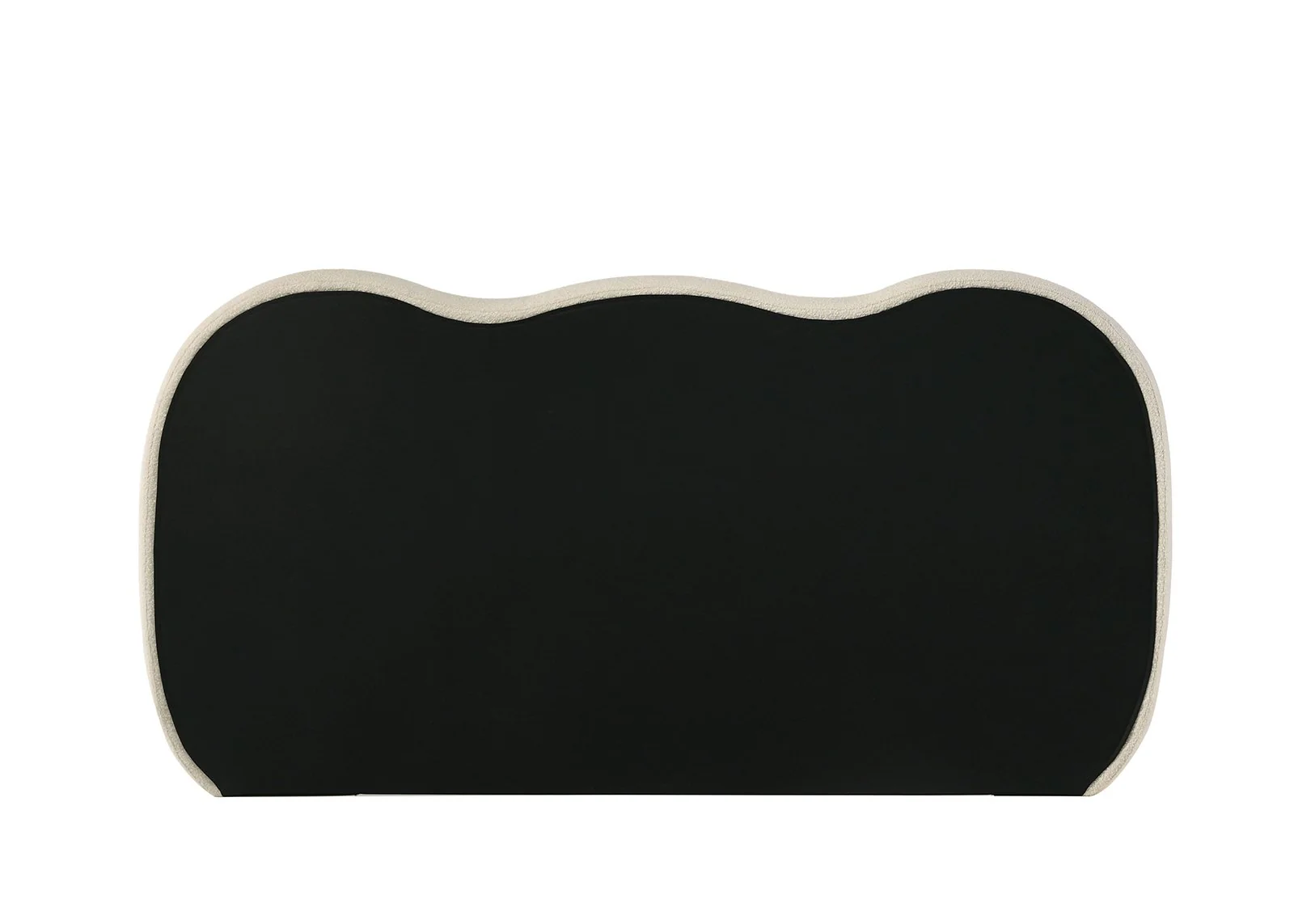Finamore E.King Bed, White Boucle - Image 4