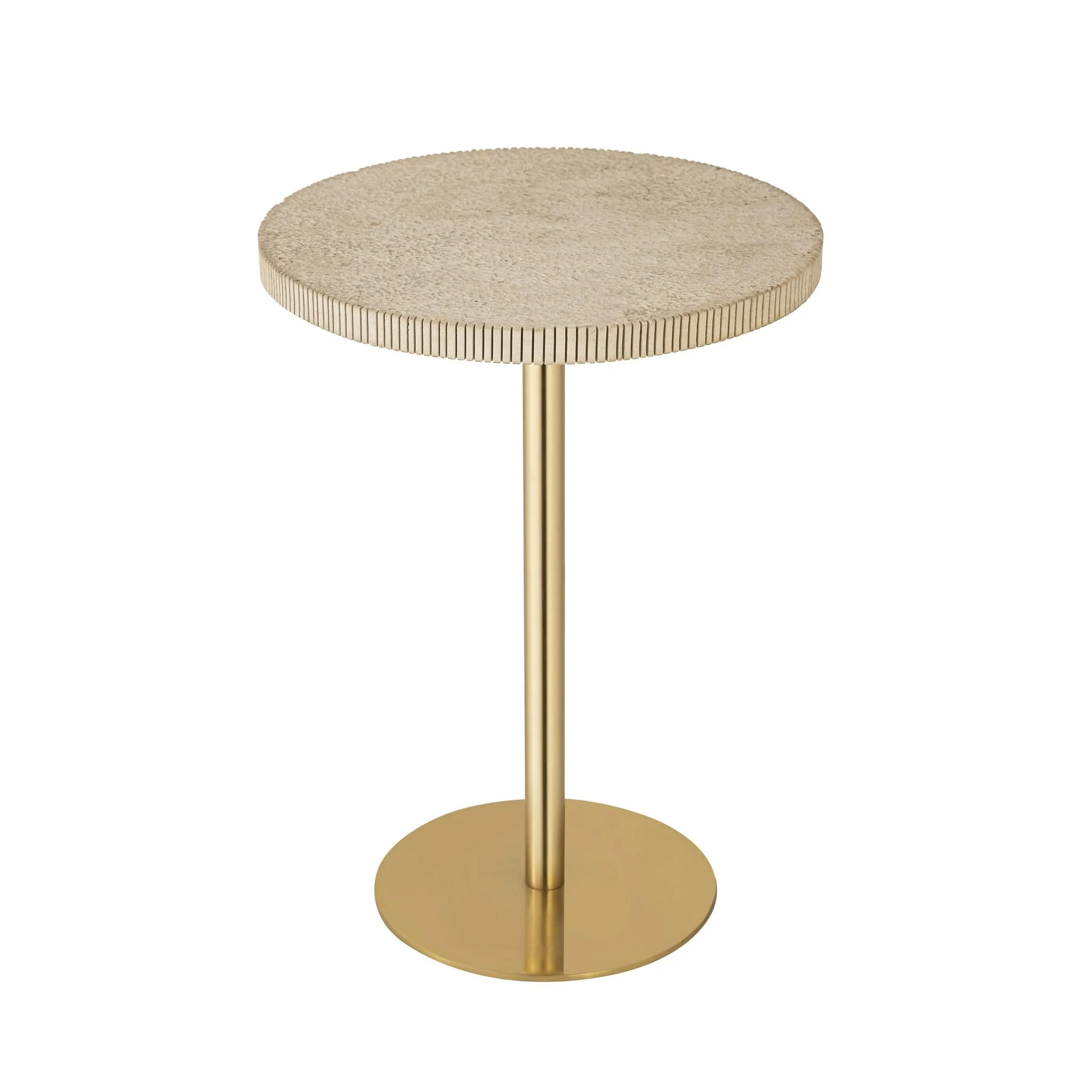 Fiona Gold Stone Side Table - Image 4