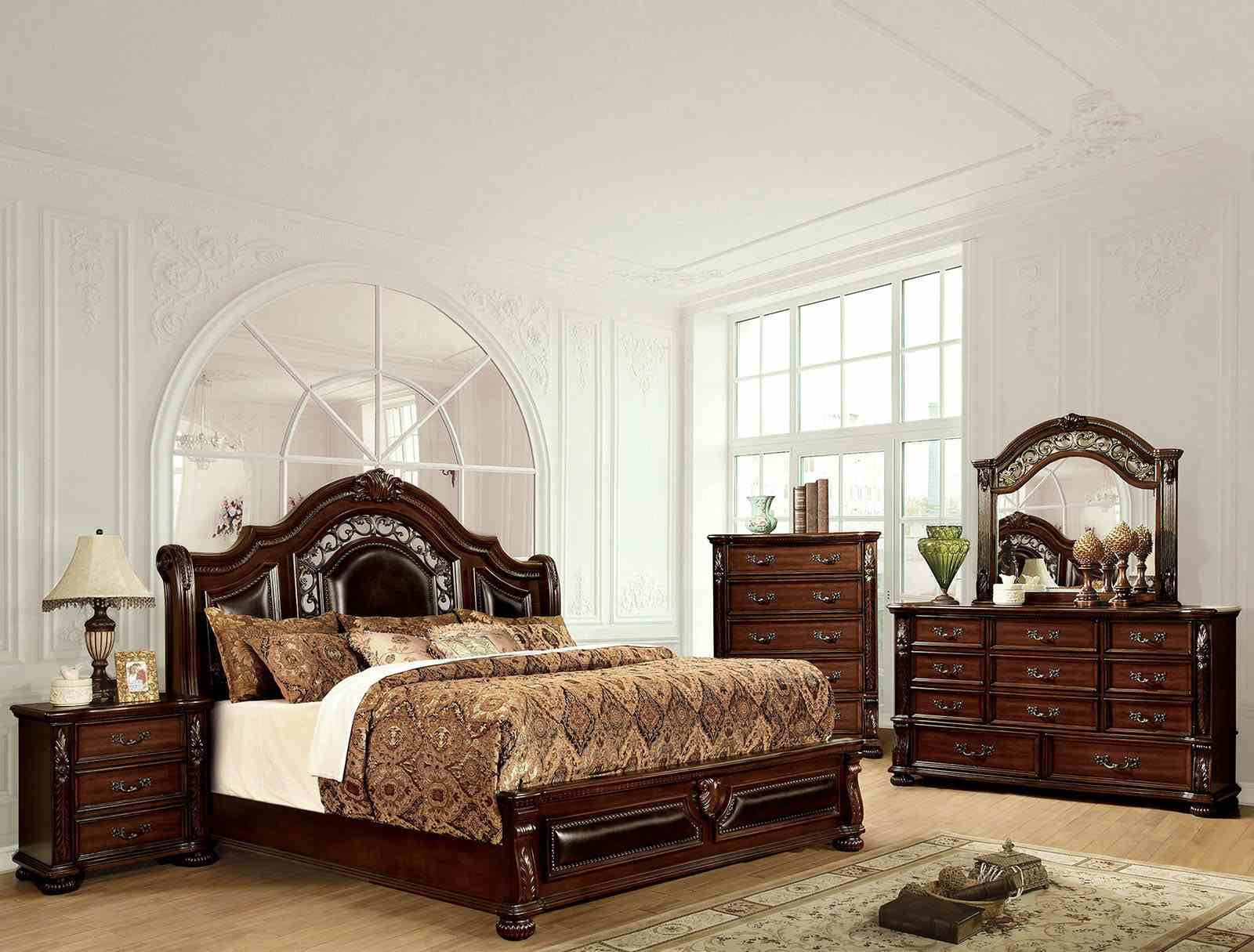 Flandreau Queen Bed, Brown Cherry - Image 2