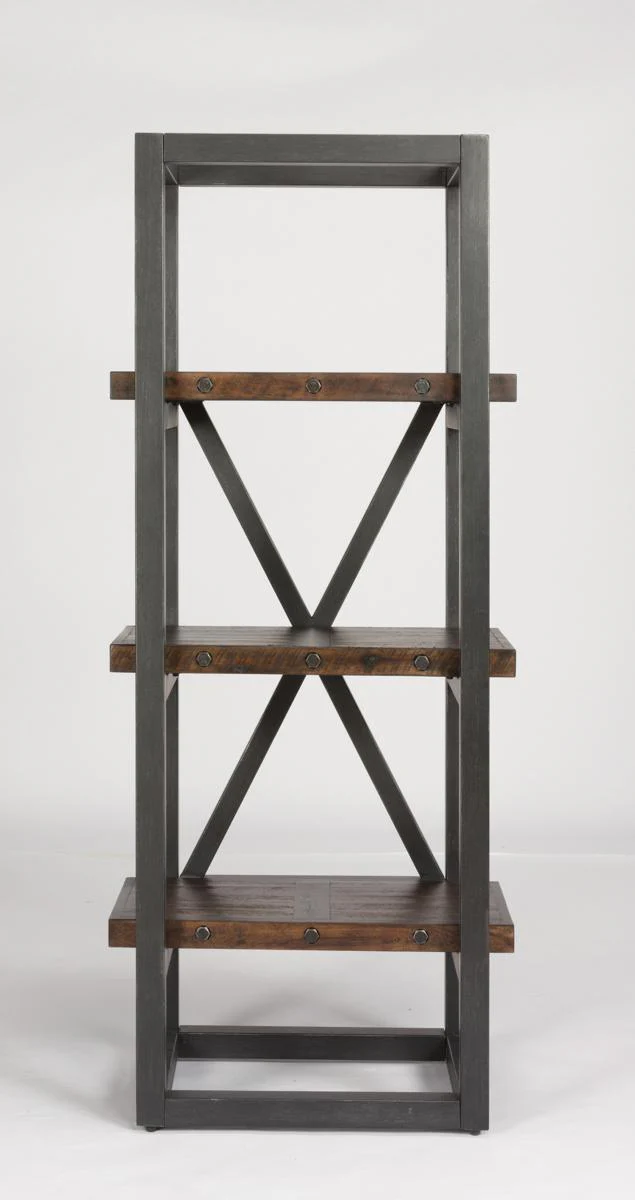 Flexsteel Carpenter Side Pier in Rustic Brown - Image 3