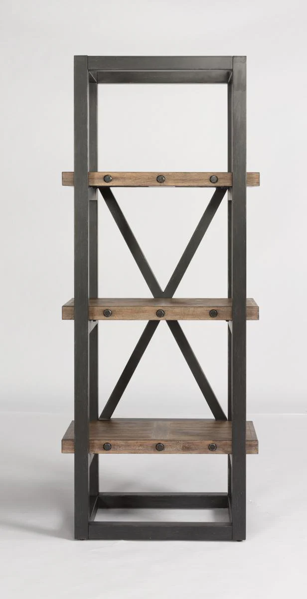 Flexsteel Carpenter Side Pier in Rustic Gray - Image 4