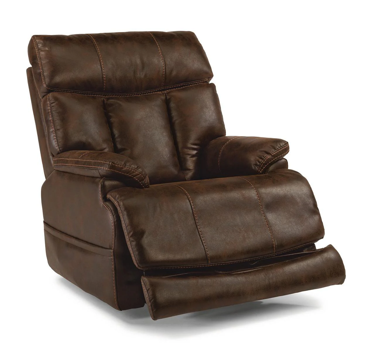 Flexsteel Clive Power Recliner with Power Headrest and Lumbar - Image 3