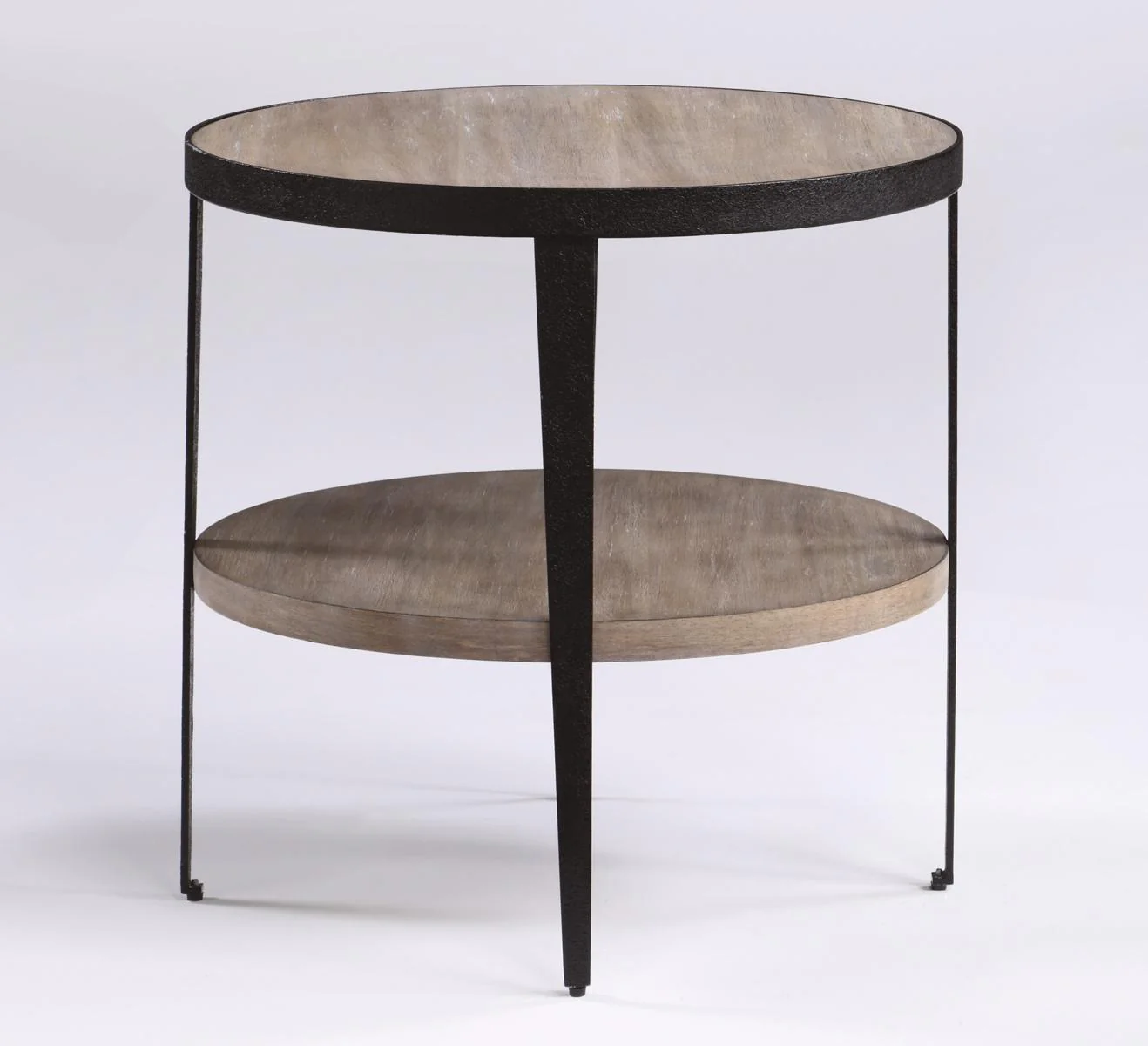 Flexsteel Compass Lamp Table in Gray/Black - Image 2