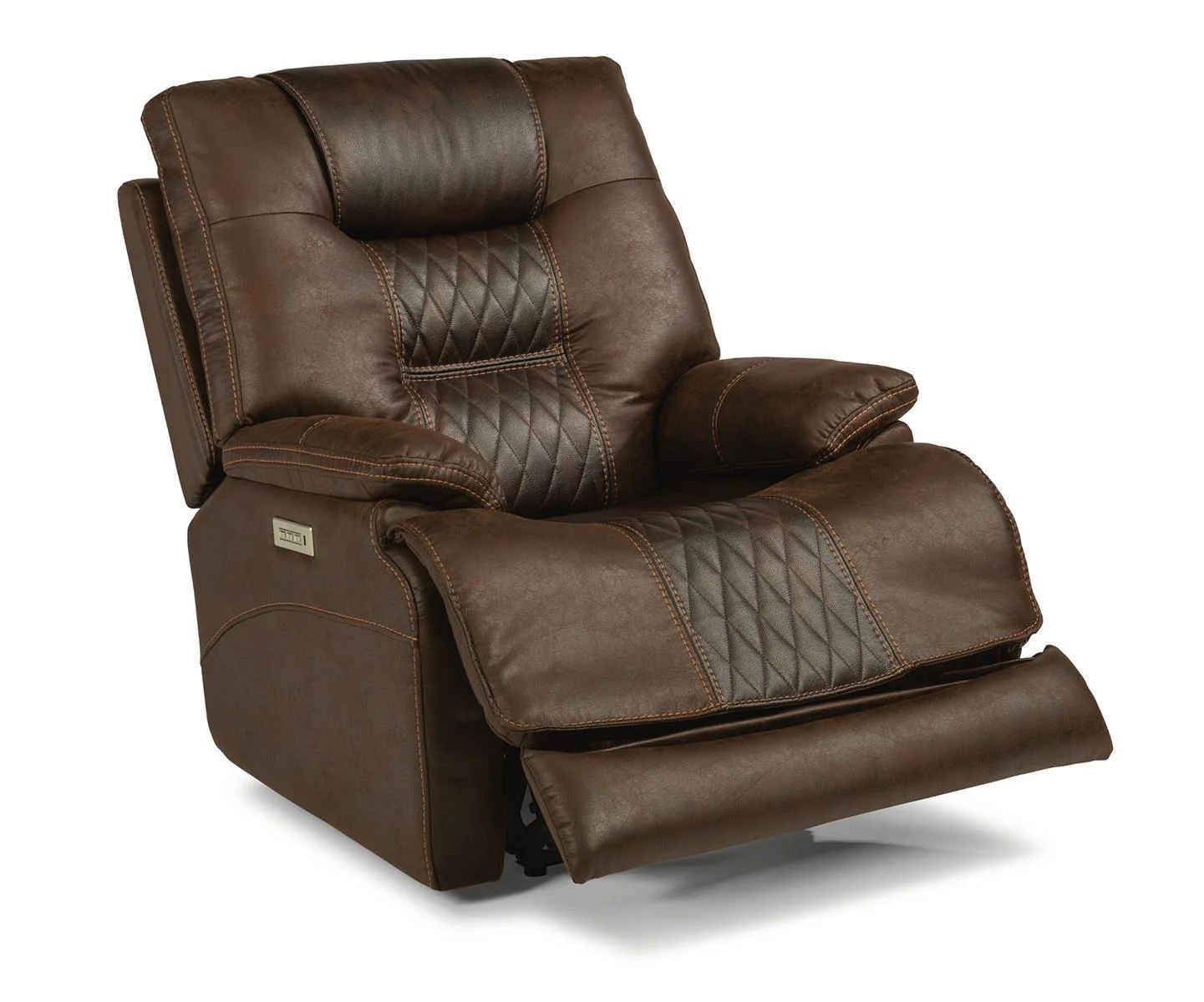 Flexsteel Dakota Power Recliner with Power Headrest and Lumbar - Image 2
