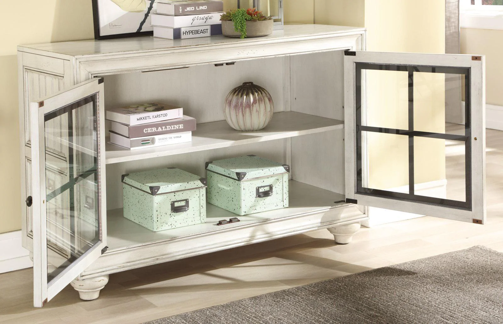 Flexsteel Harmony Stacking Bookcase in White - Image 3
