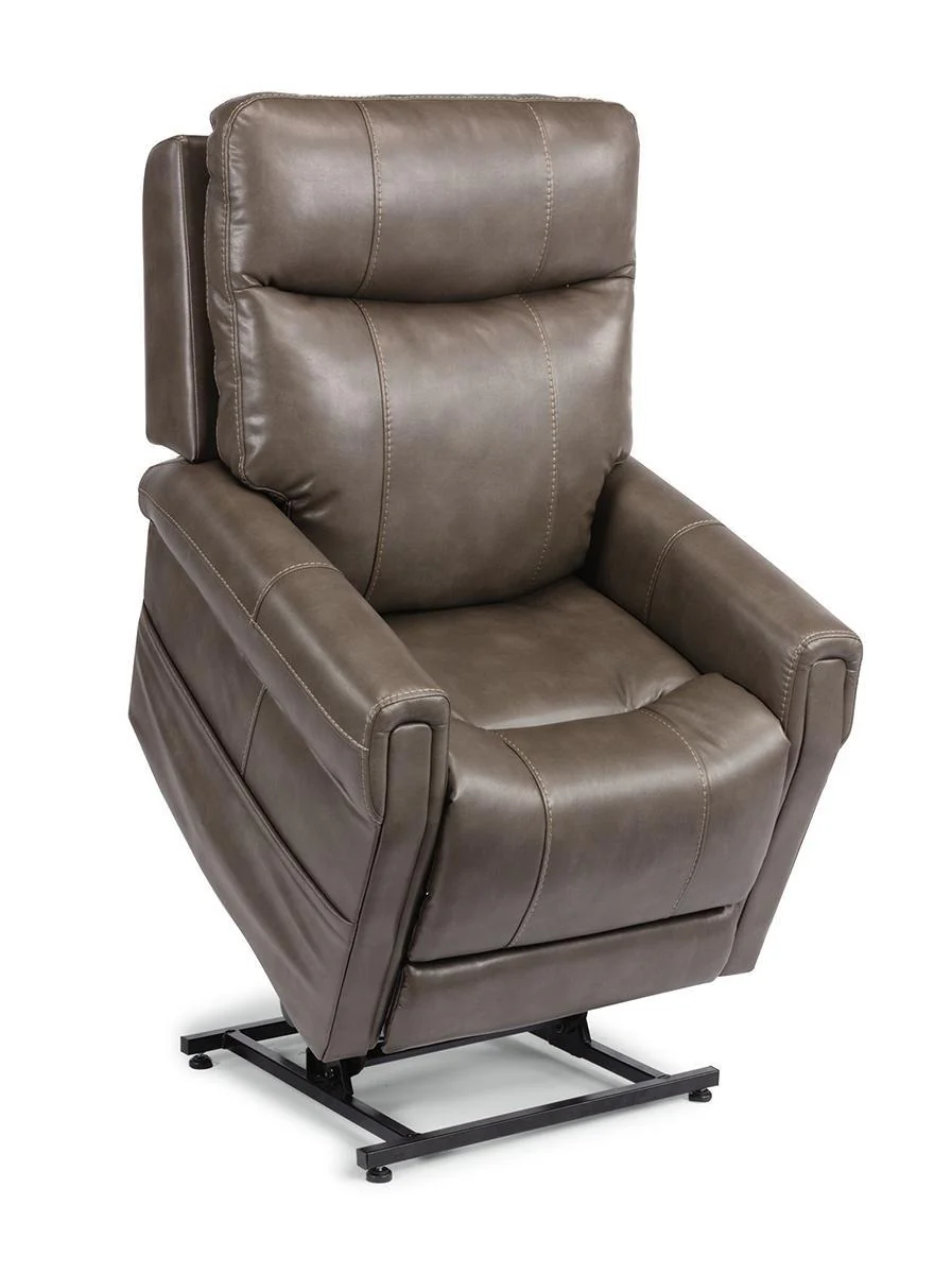 Flexsteel Jenkins Power Lift Recliner with Power Headrest and Lumbar - Image 3