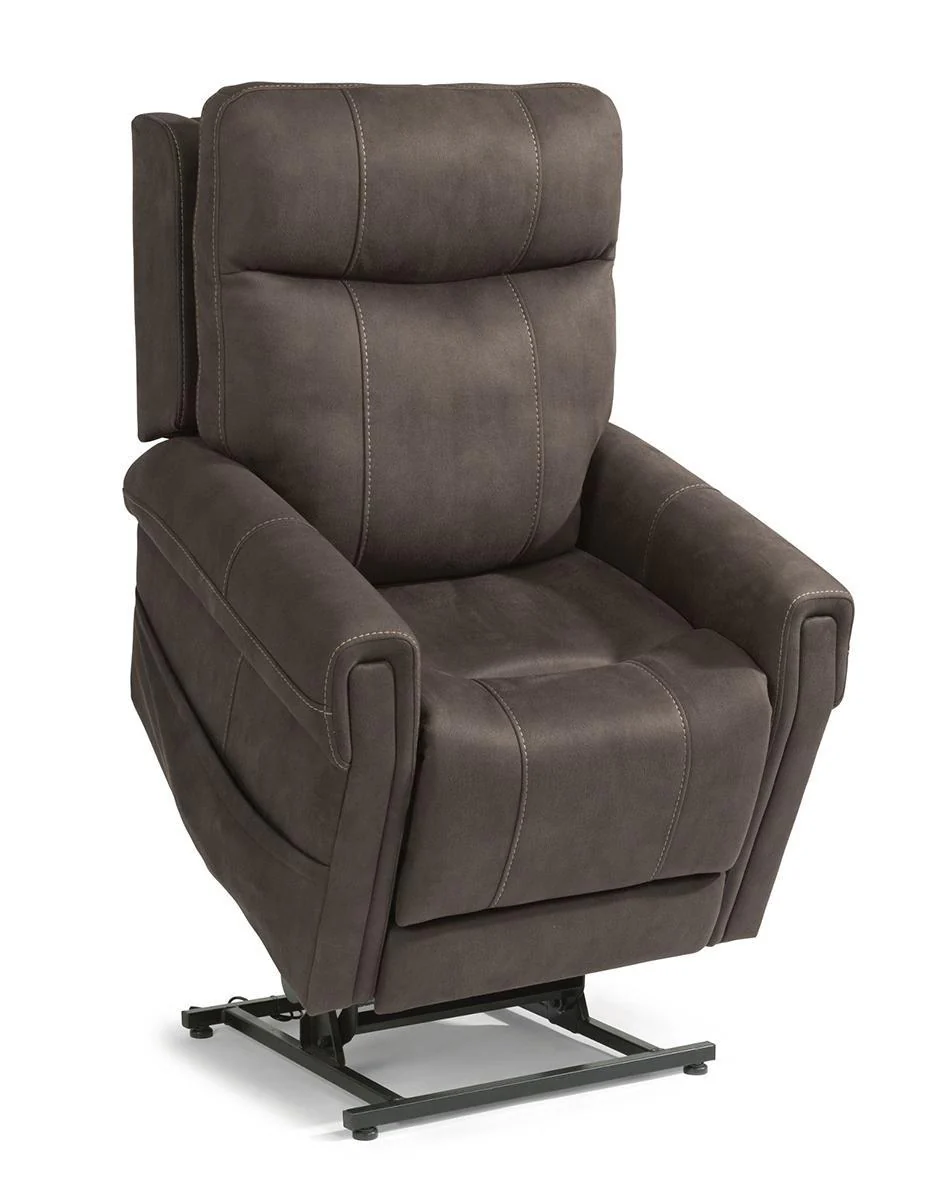 Flexsteel Jenkins Power Lift Recliner with Power Headrest and Lumbar - Image 4