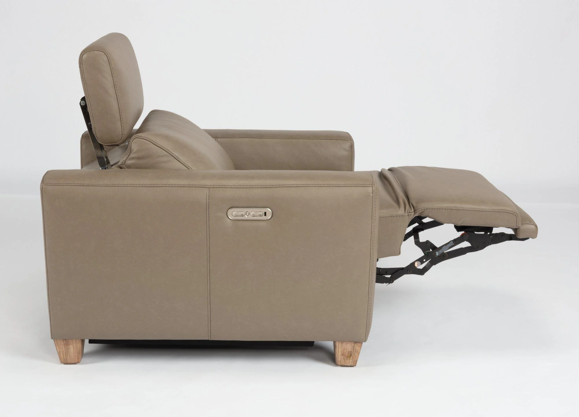 Flexsteel Latitudes Astra Leather Power Recliner w/Power Headrest - Image 4