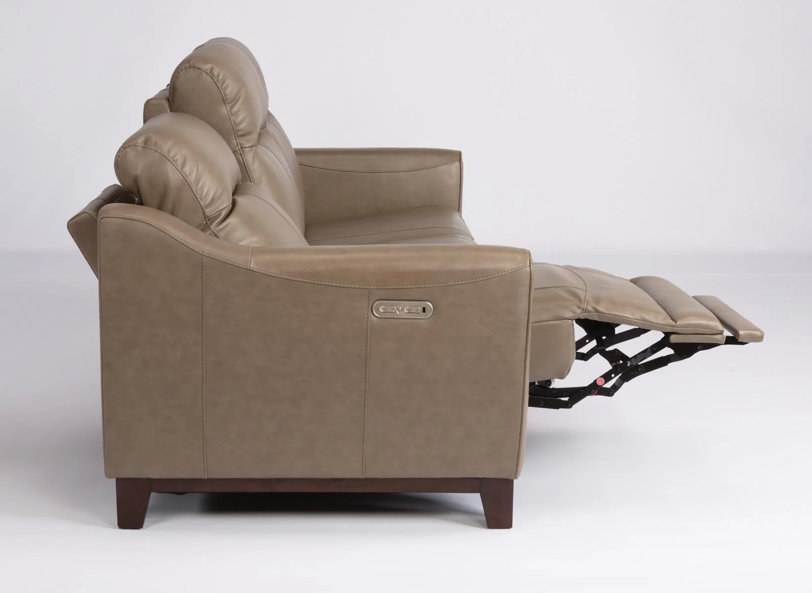 Flexsteel Latitudes Forte Leather Power Reclining Sofa w/Power Headrests - Image 4