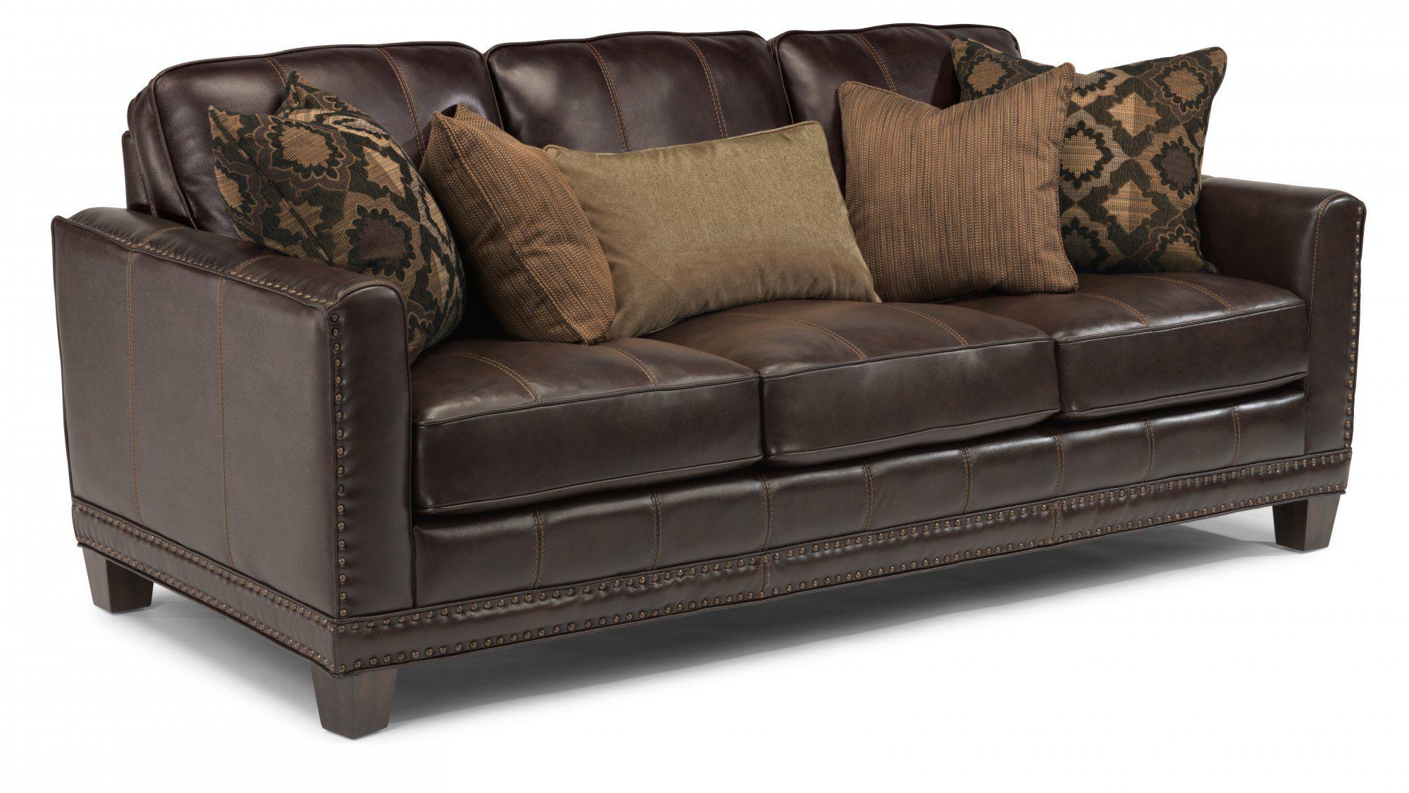 Flexsteel Latitudes Port Royal Leather Sofa - Image 2