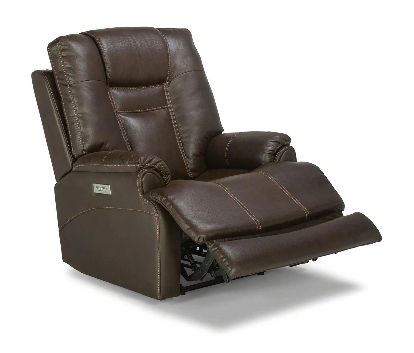 Flexsteel Marley Power Recliner with Power Headrest and Lumbar - Image 2