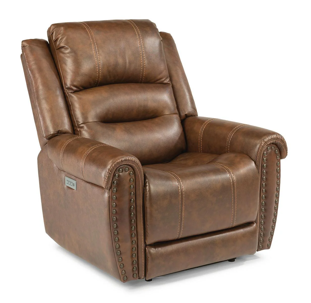 Flexsteel Oscar Power Lift Recliner with Power Headrest and Lumbar - Image 5