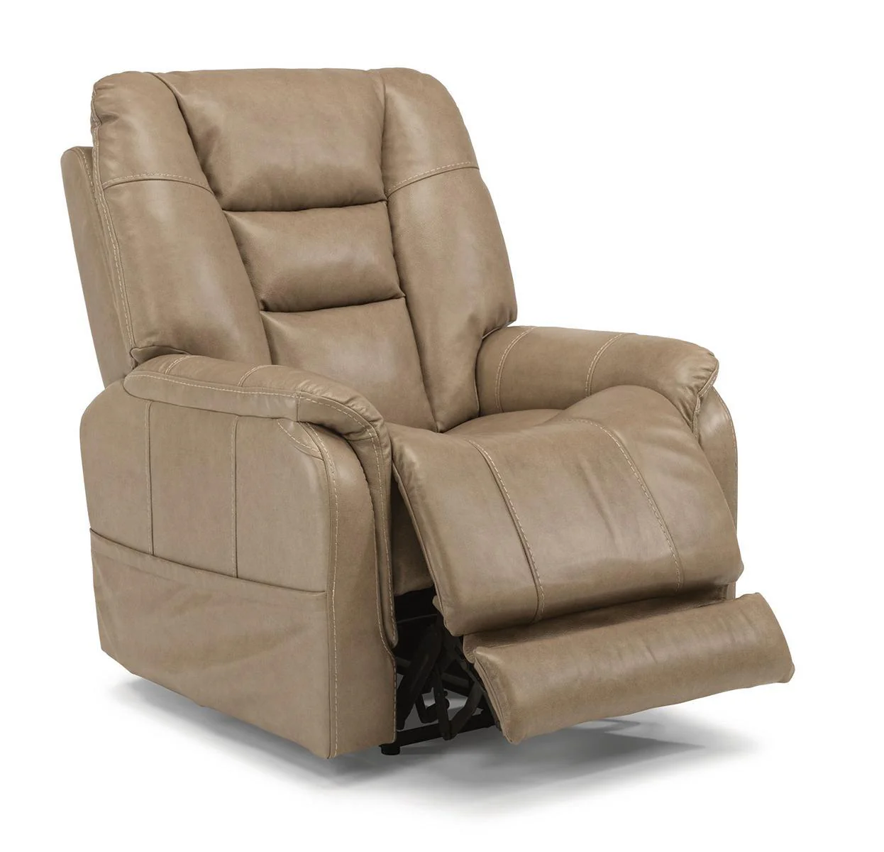 Flexsteel Theo Power Recliner with Power Headrest and Lumbar - Image 2