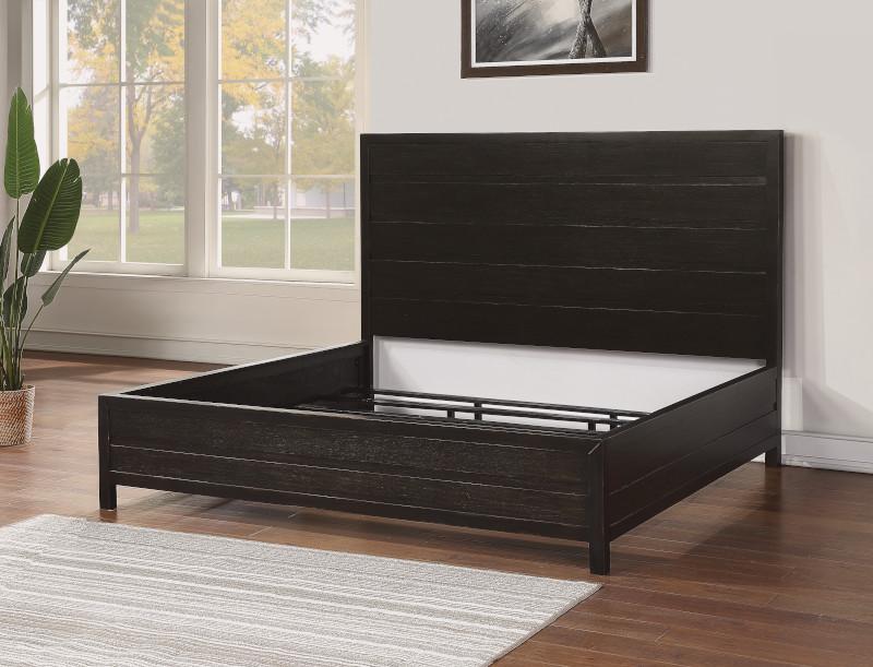 Flexsteel Wynwood Cologne King Panel Bed in Dark Brown - Image 3