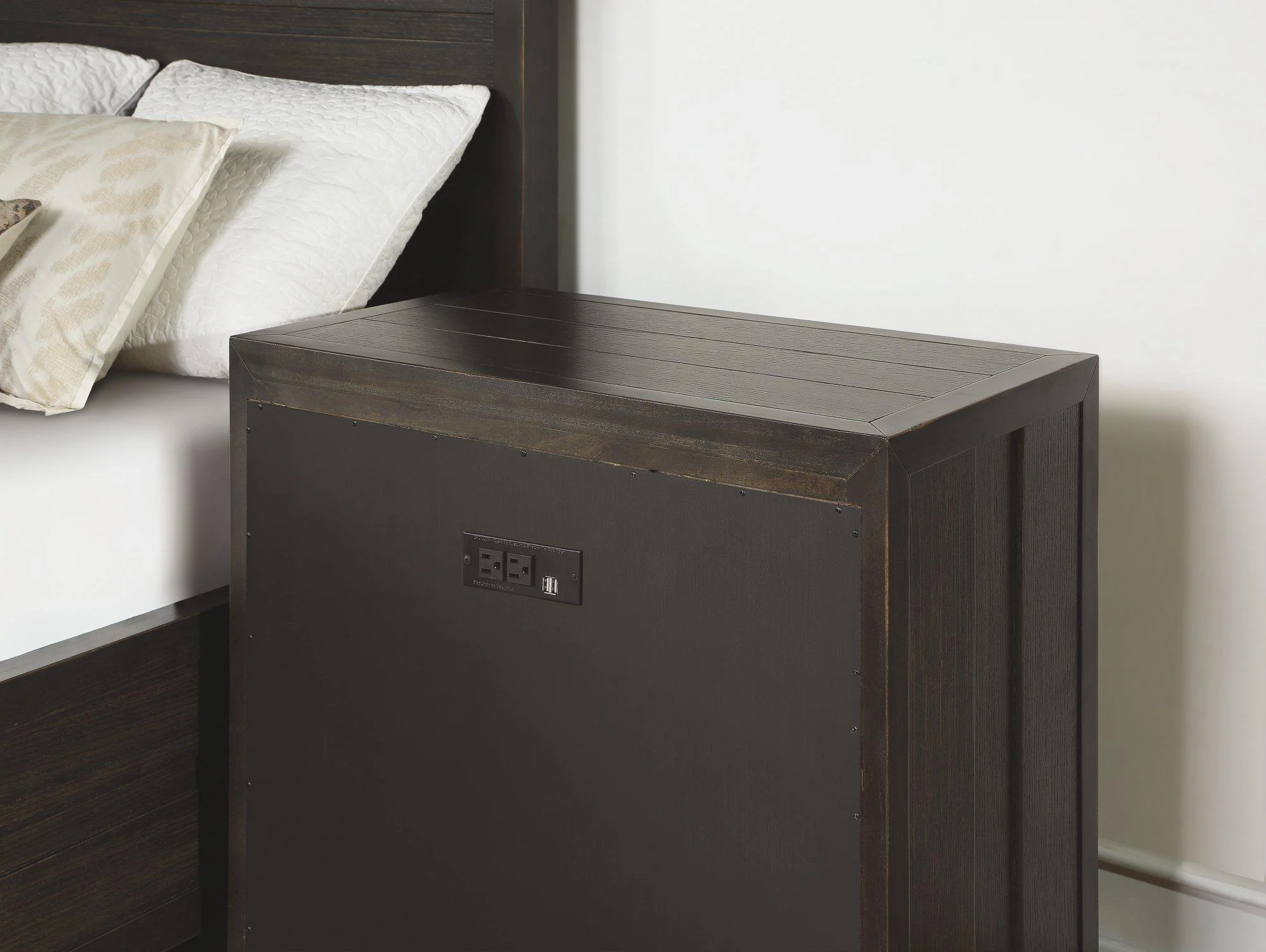 Flexsteel Wynwood Cologne Night Stand in Dark Brown - Image 2