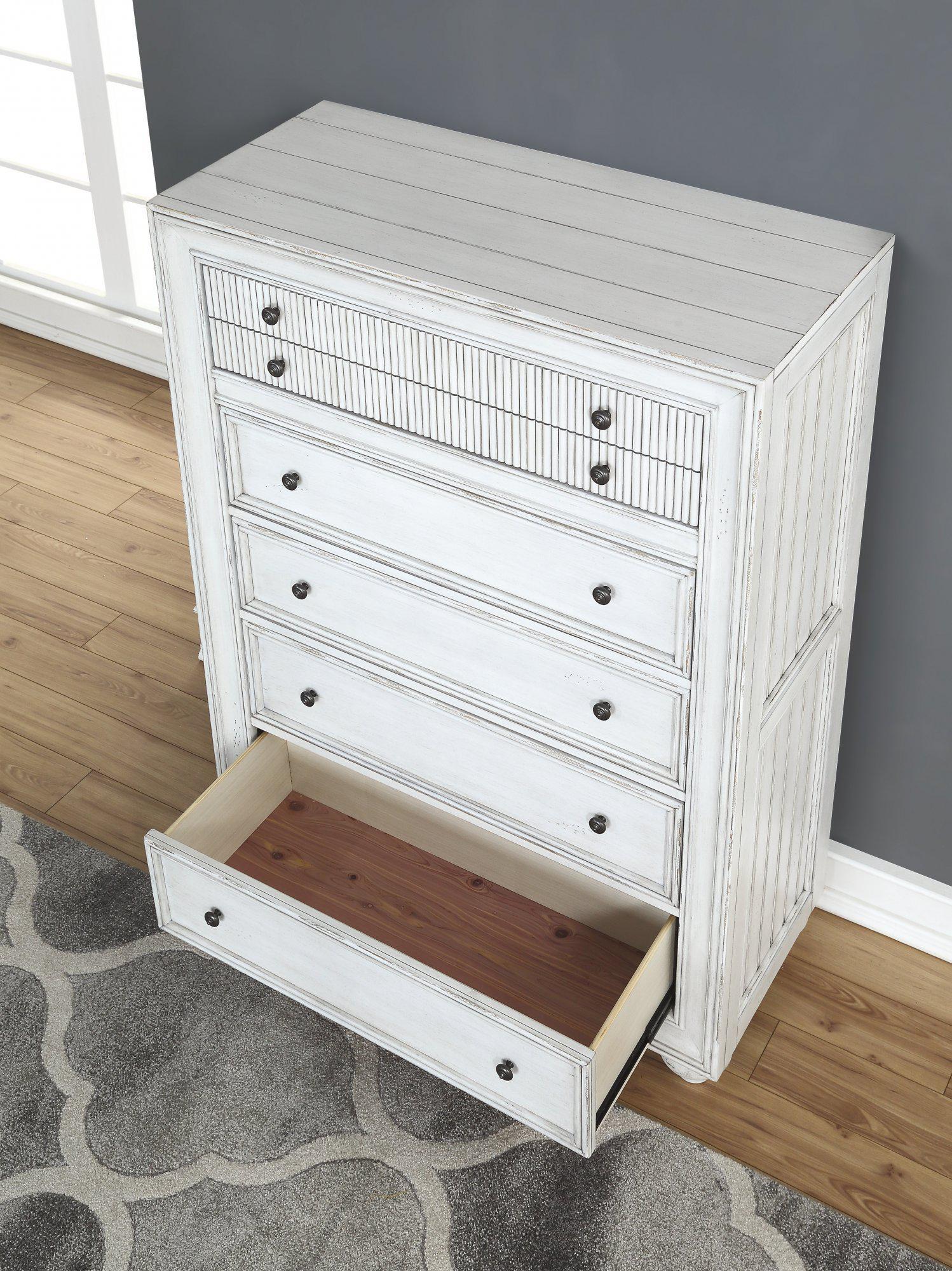 Flexsteel Wynwood Harmony Drawer Chest in White Wood - Image 2