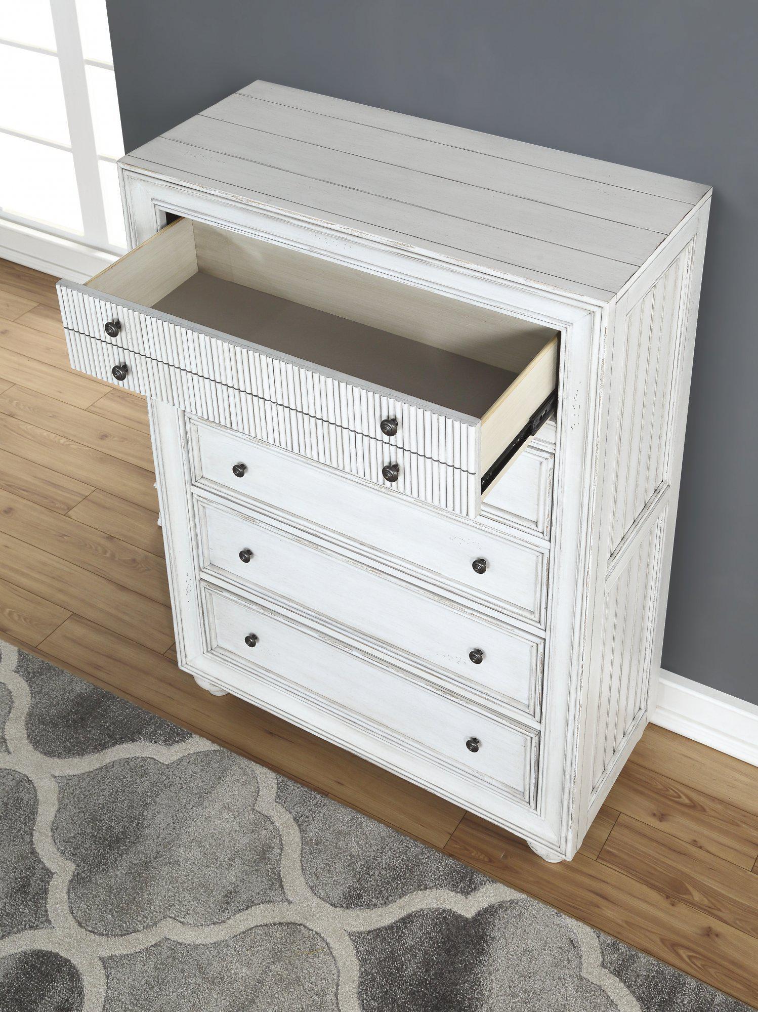 Flexsteel Wynwood Harmony Drawer Chest in White Wood - Image 3