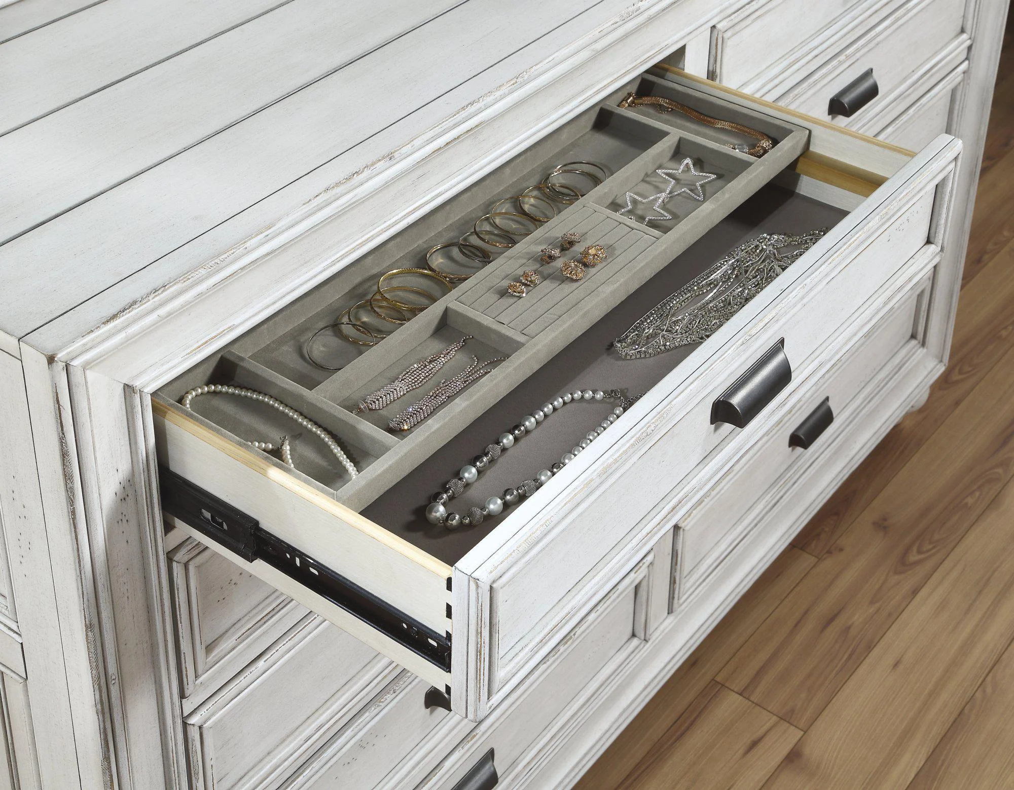 Flexsteel Wynwood Harmony Dresser in White Wood - Image 2