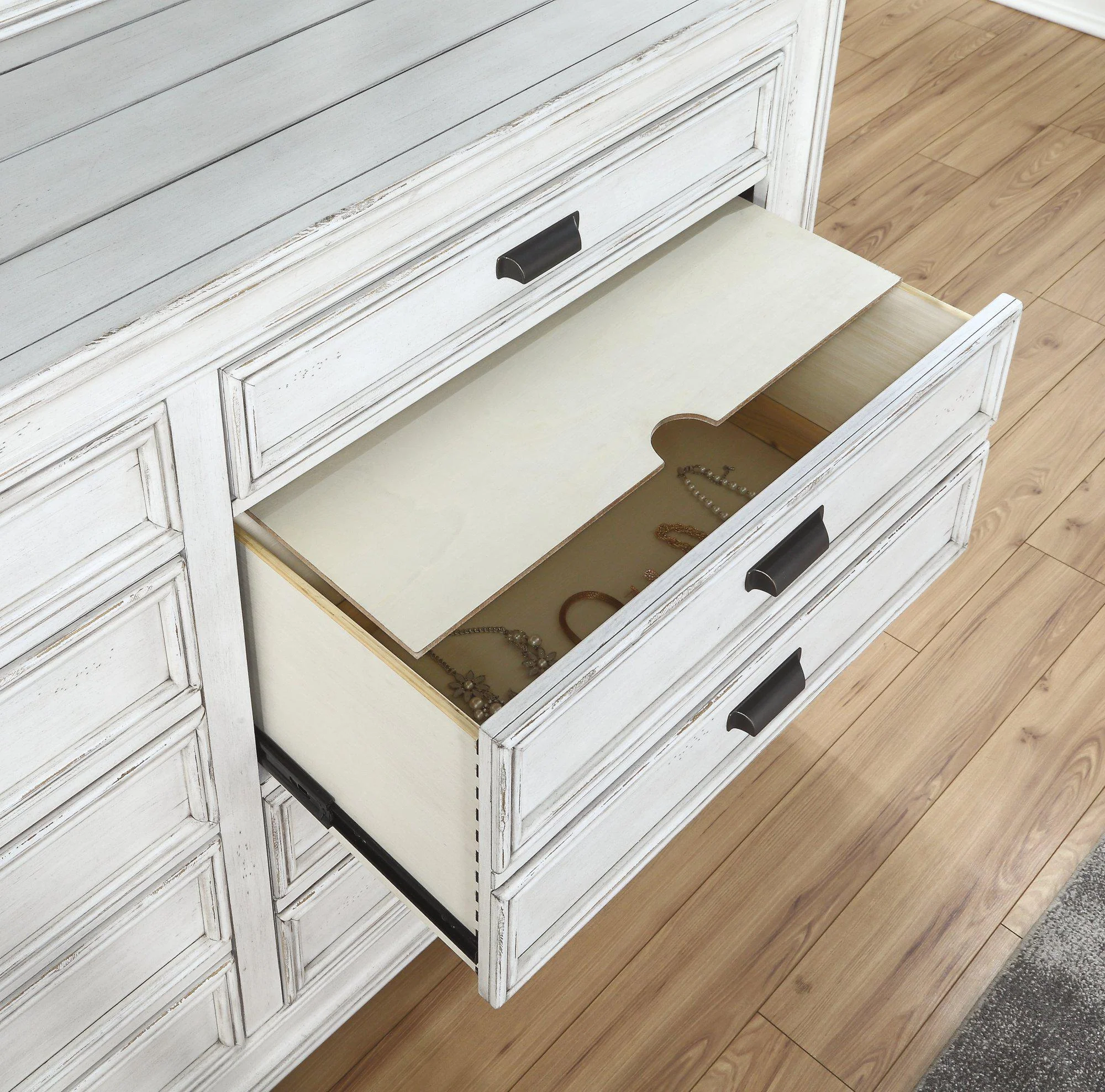 Flexsteel Wynwood Harmony Dresser in White Wood - Image 3