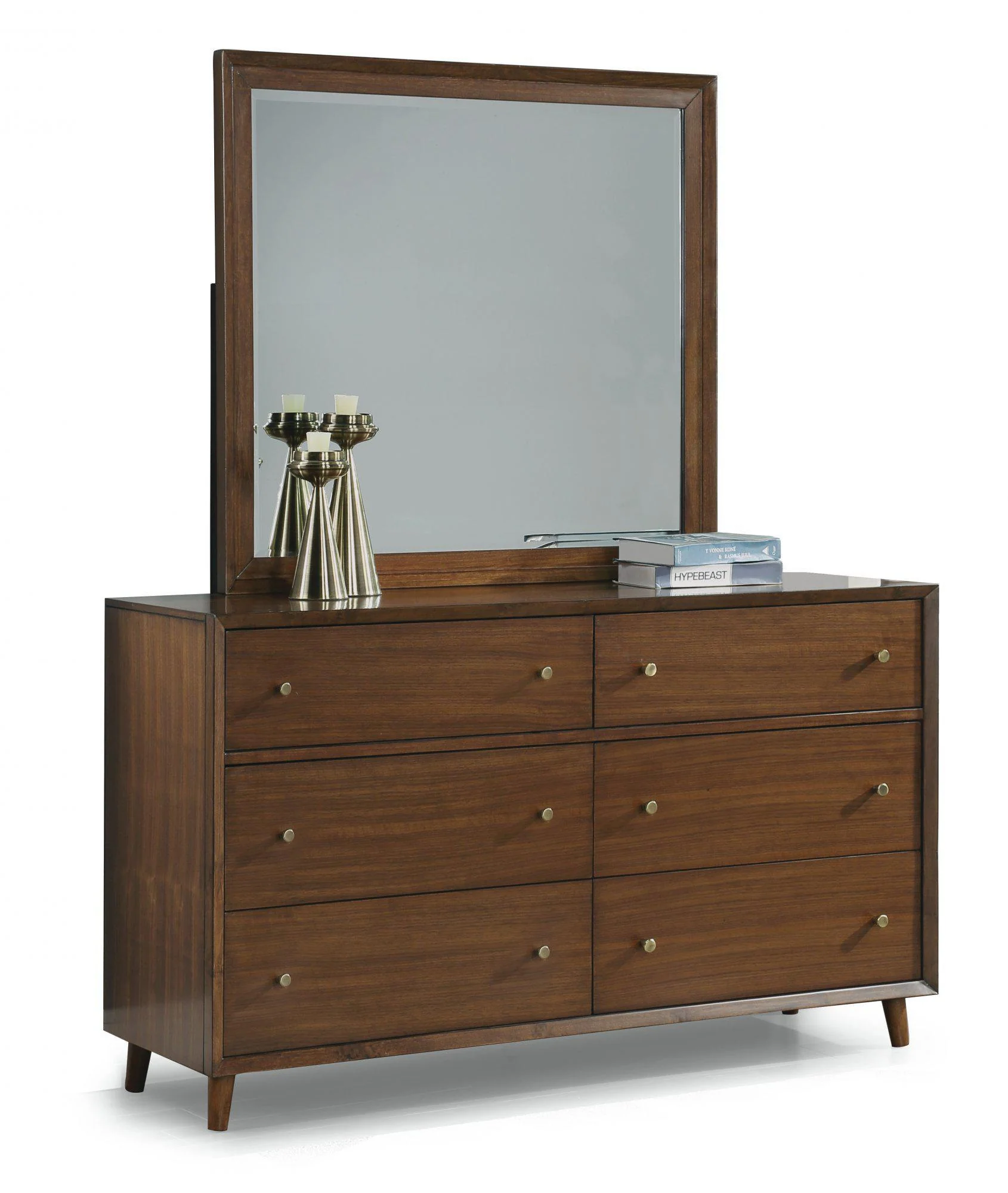 Flexsteel Wynwood Ludwig Dresser in Medium Brown - Image 4