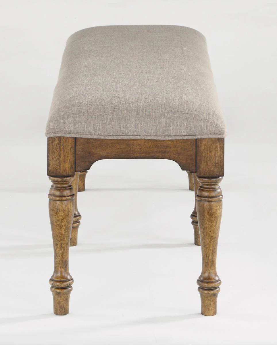 Flexsteel Wynwood Plymouth Bench in Brown - Image 3