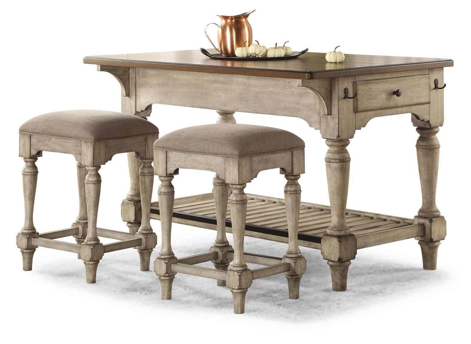 Flexsteel Wynwood Plymouth Kitchen Island in Two-Toned - Image 2