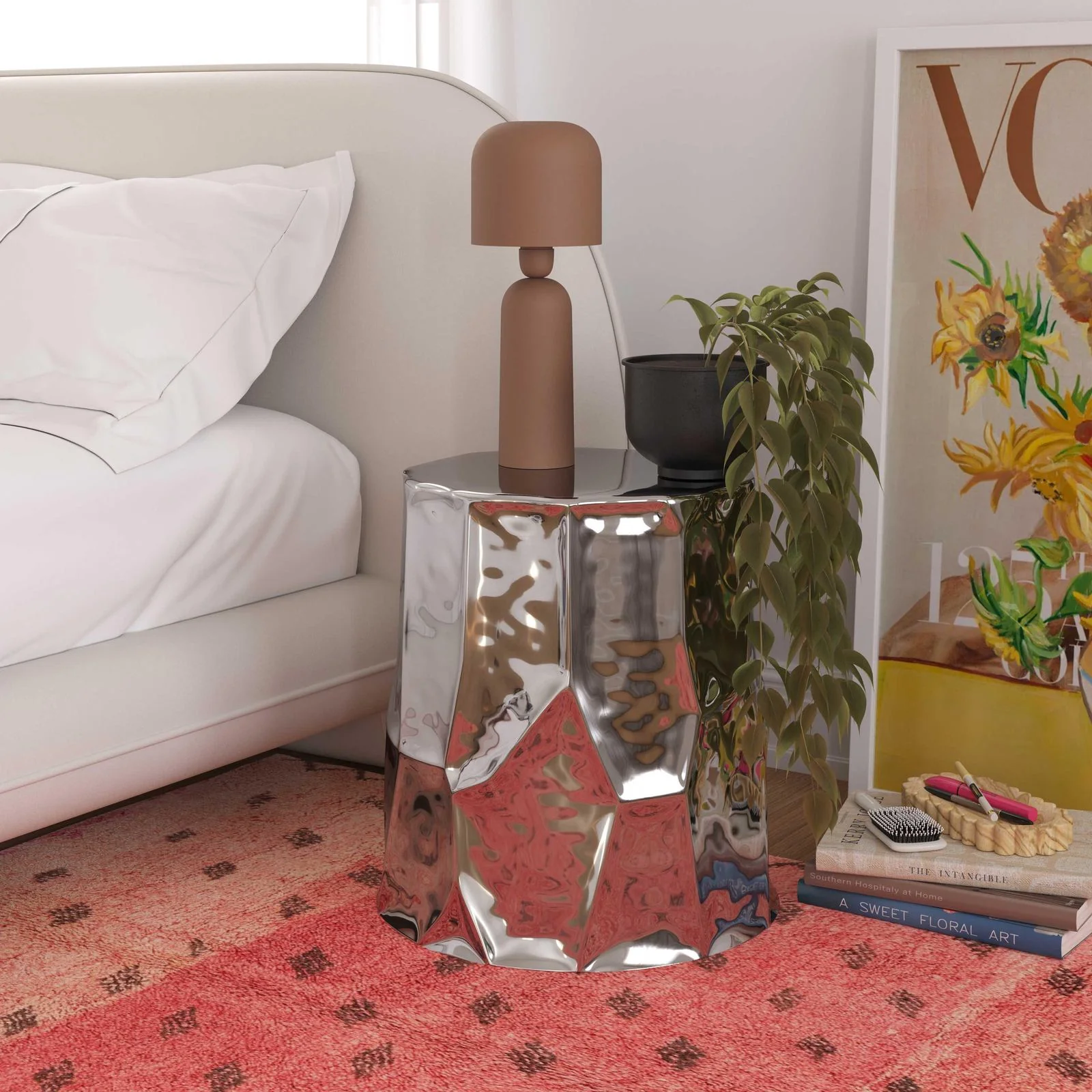 Forma Chrome Side Table - Image 2