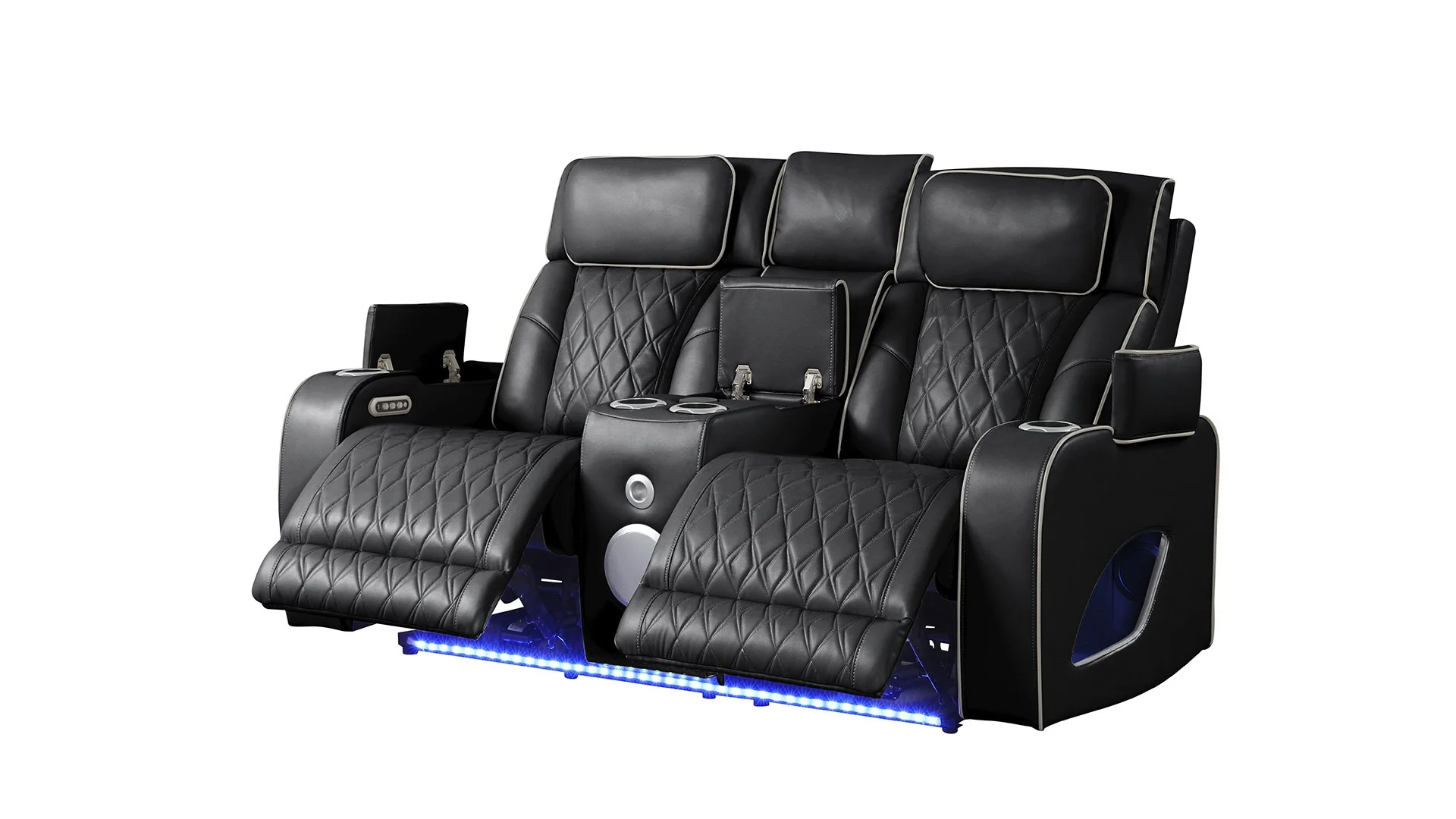 Fortuner 2PC Living Room Set Black - Image 11