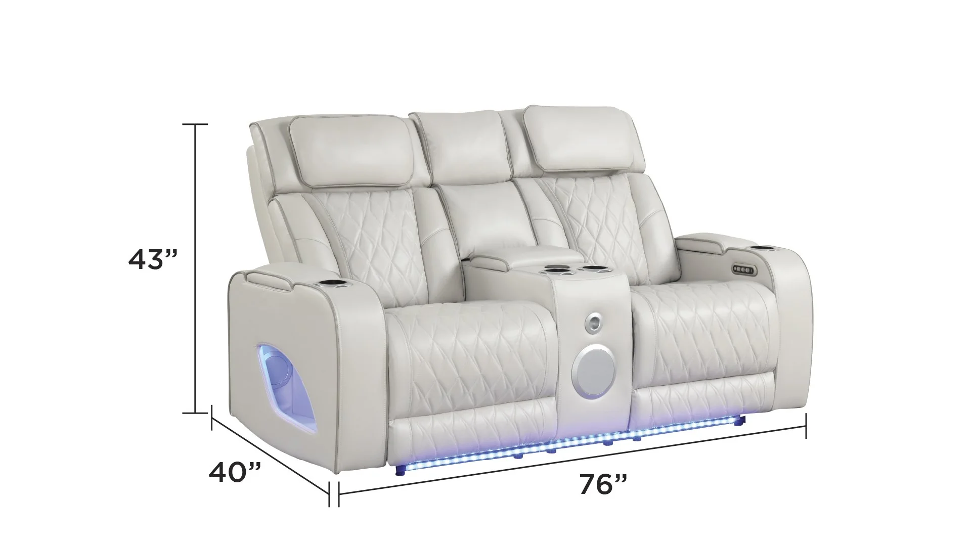 Fortuner Loveseat Ice - Image 6