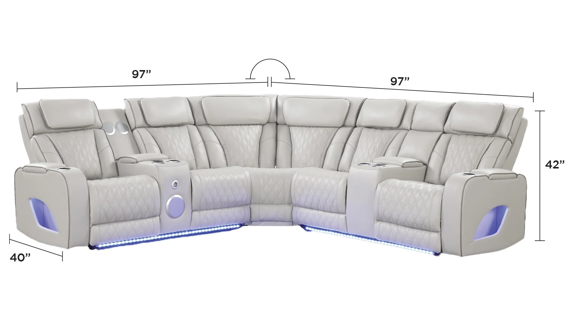 Fortuner Sectional Ice - Image 8