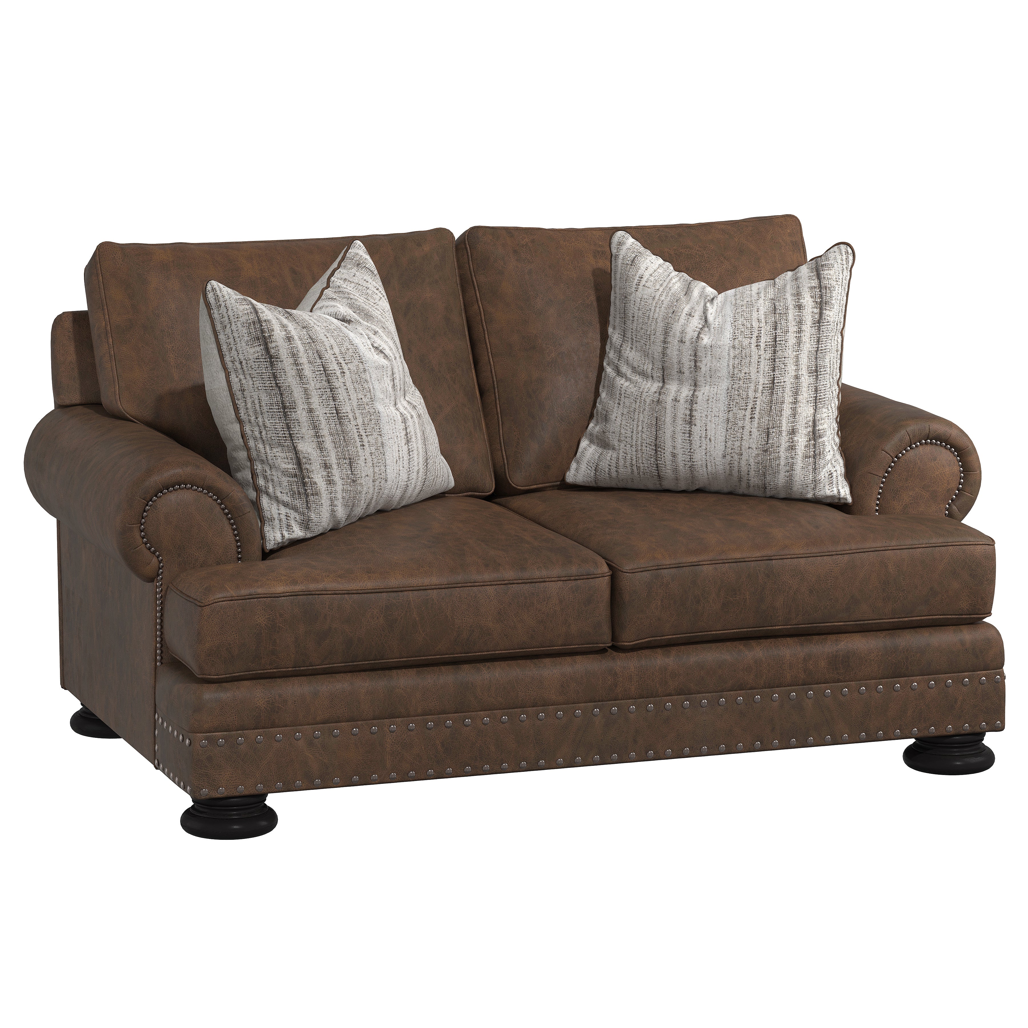 Foster Leather Loveseat - Image 19
