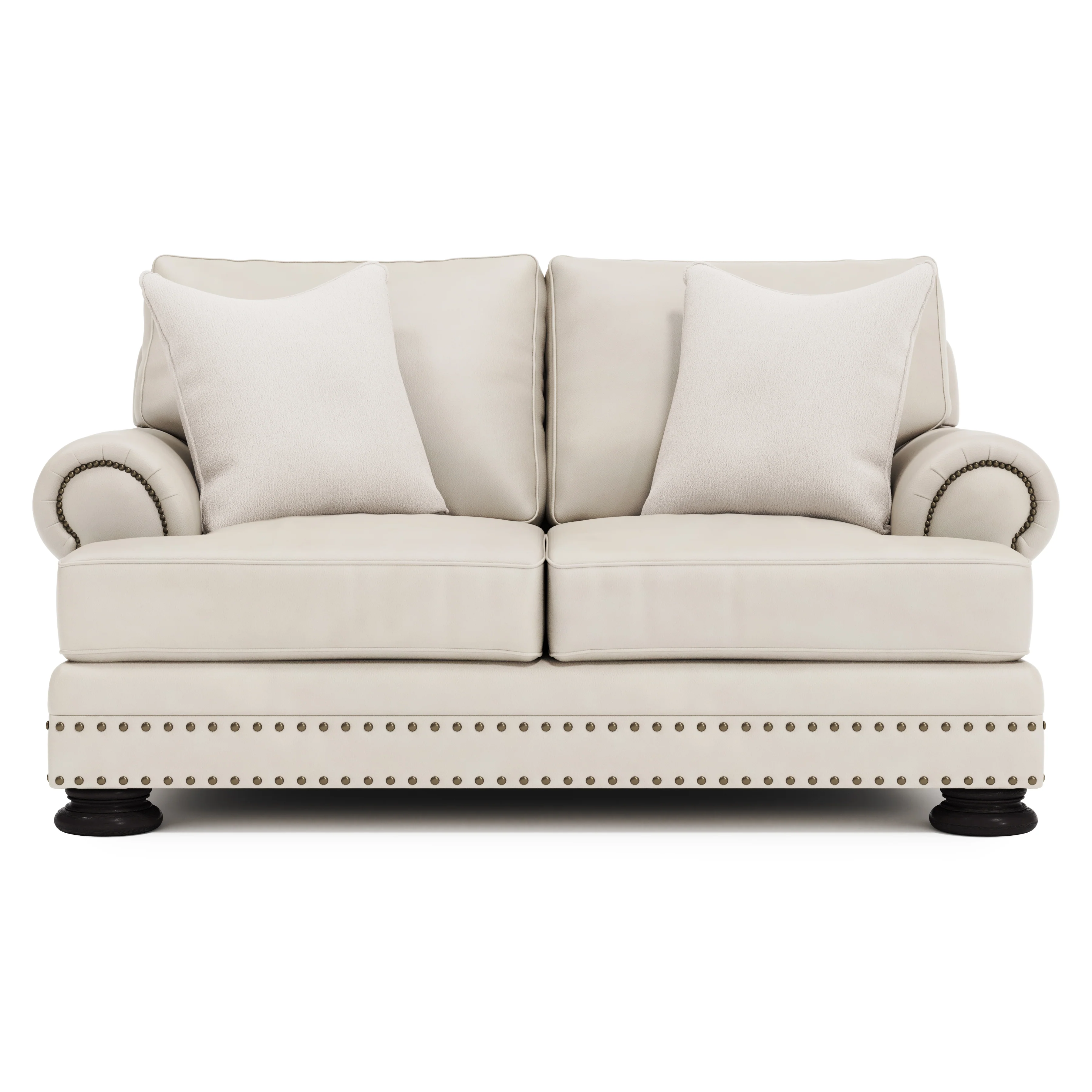 Foster Leather Loveseat - Image 3