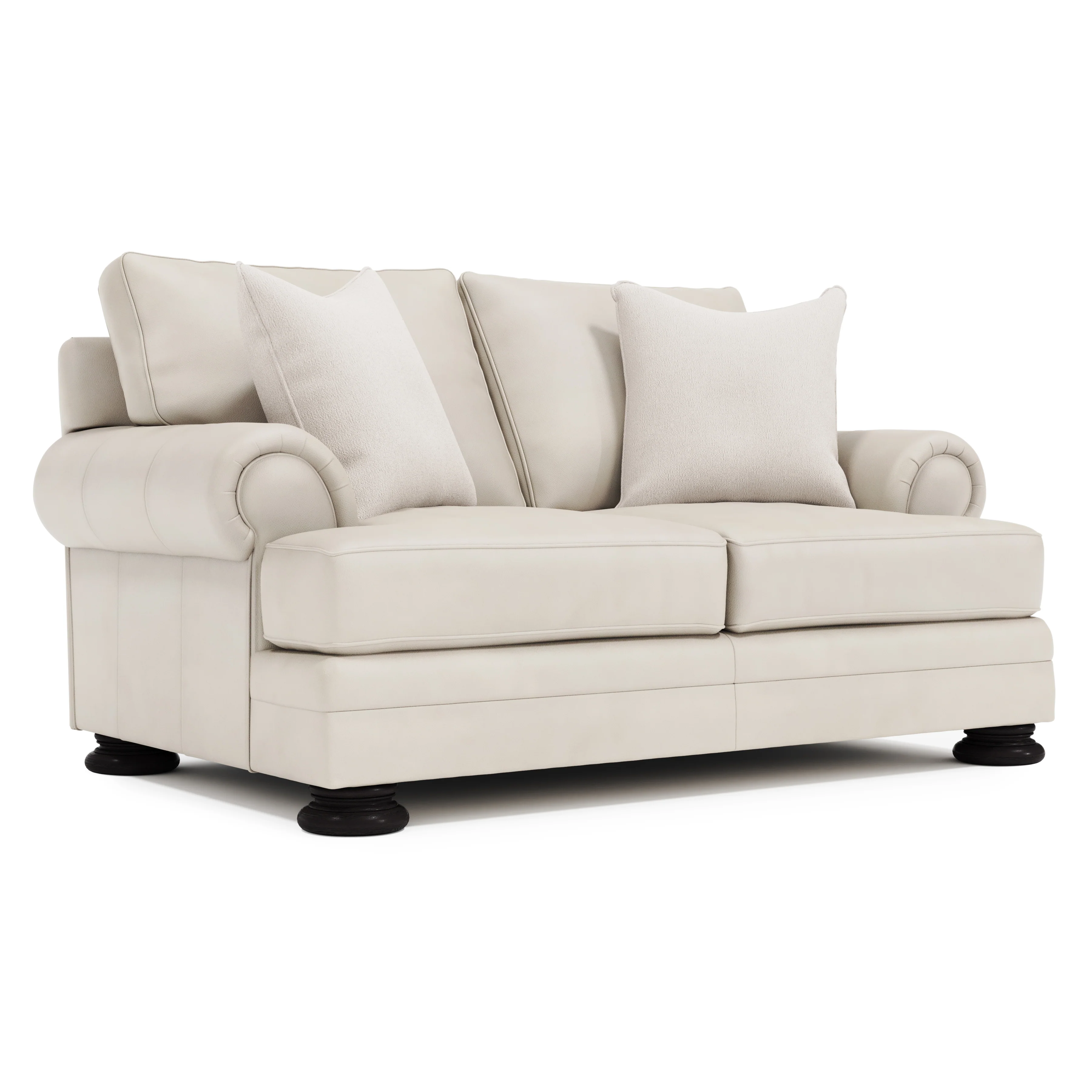Foster Leather Loveseat - Image 7