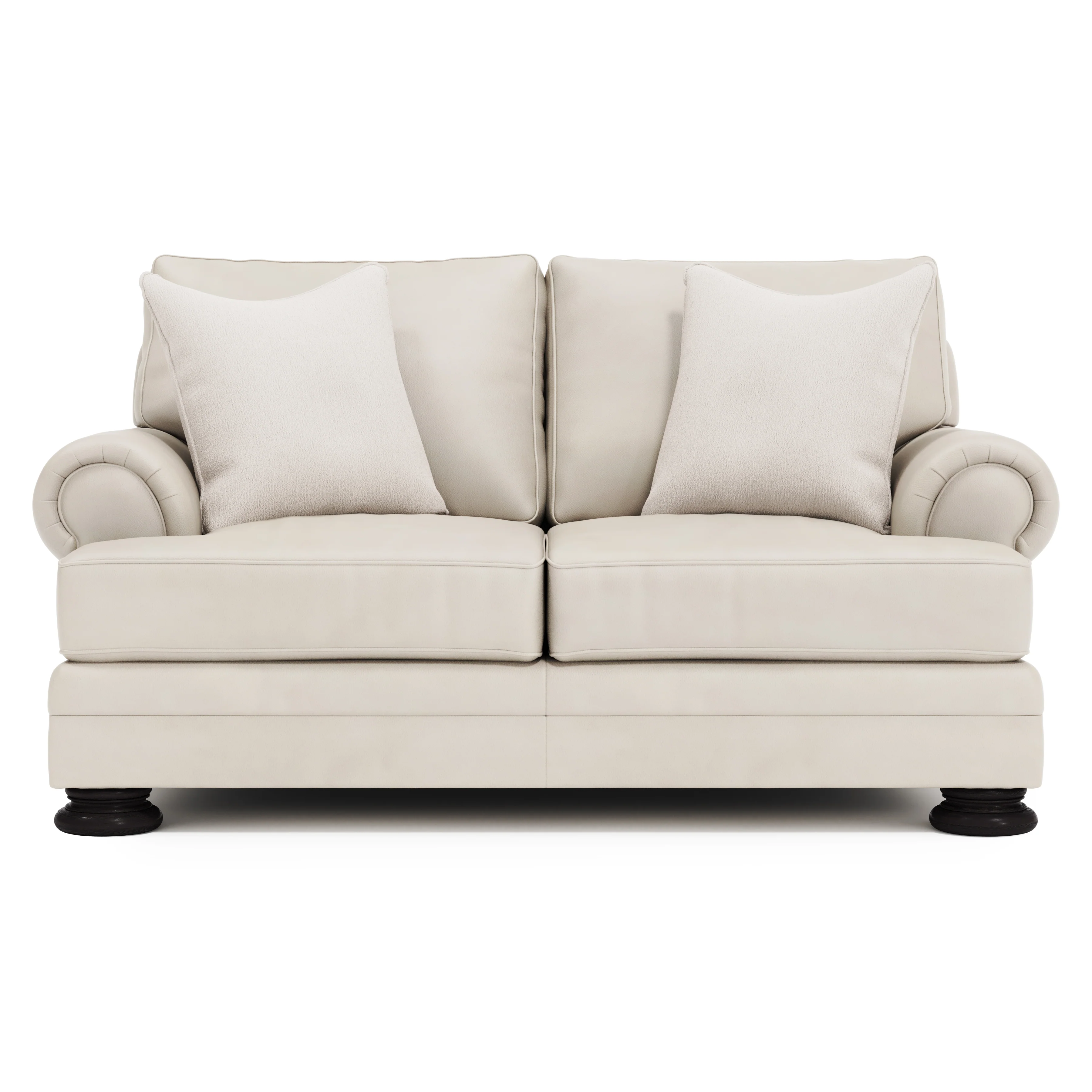 Foster Leather Loveseat - Image 9