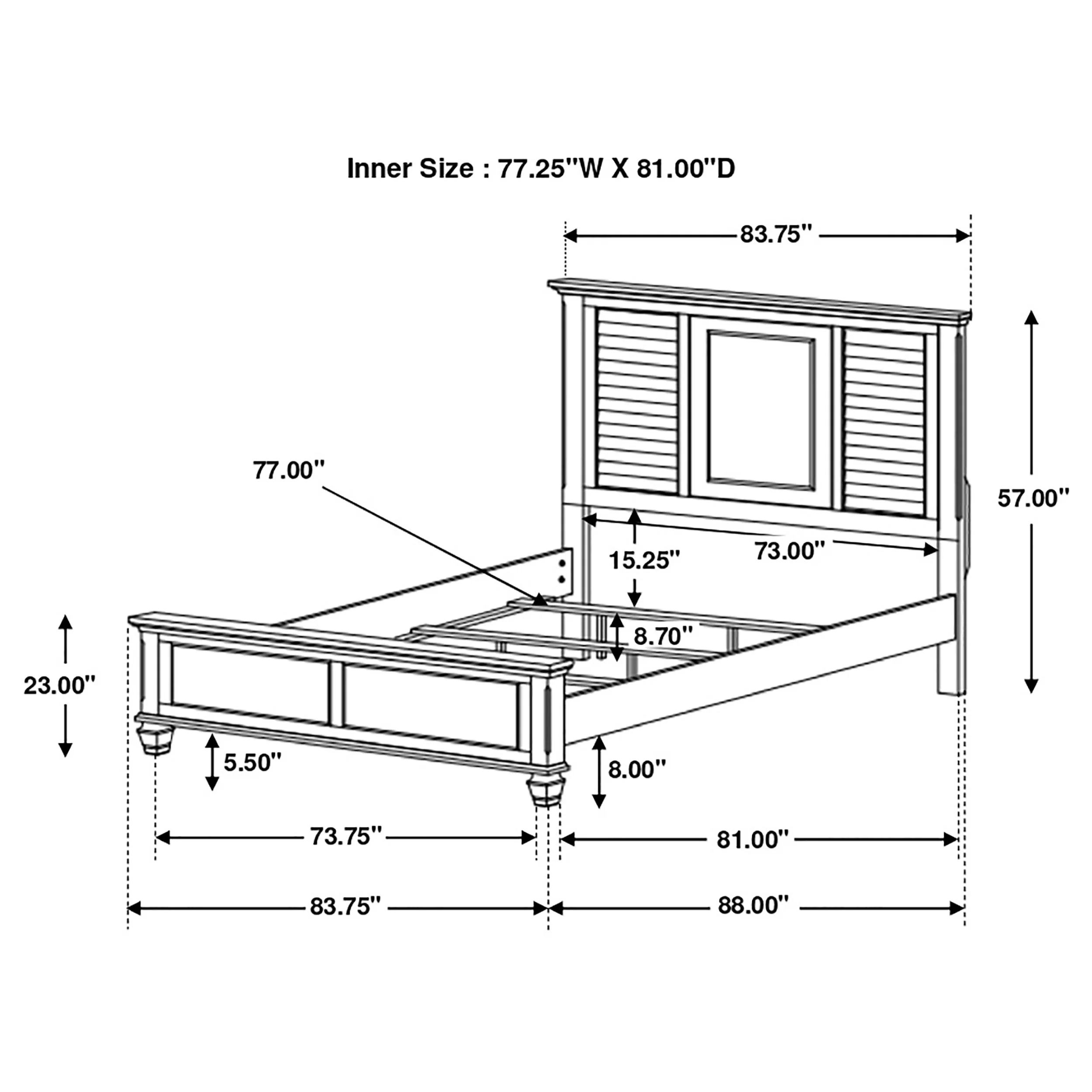 Franco Panel Bed - Image 17