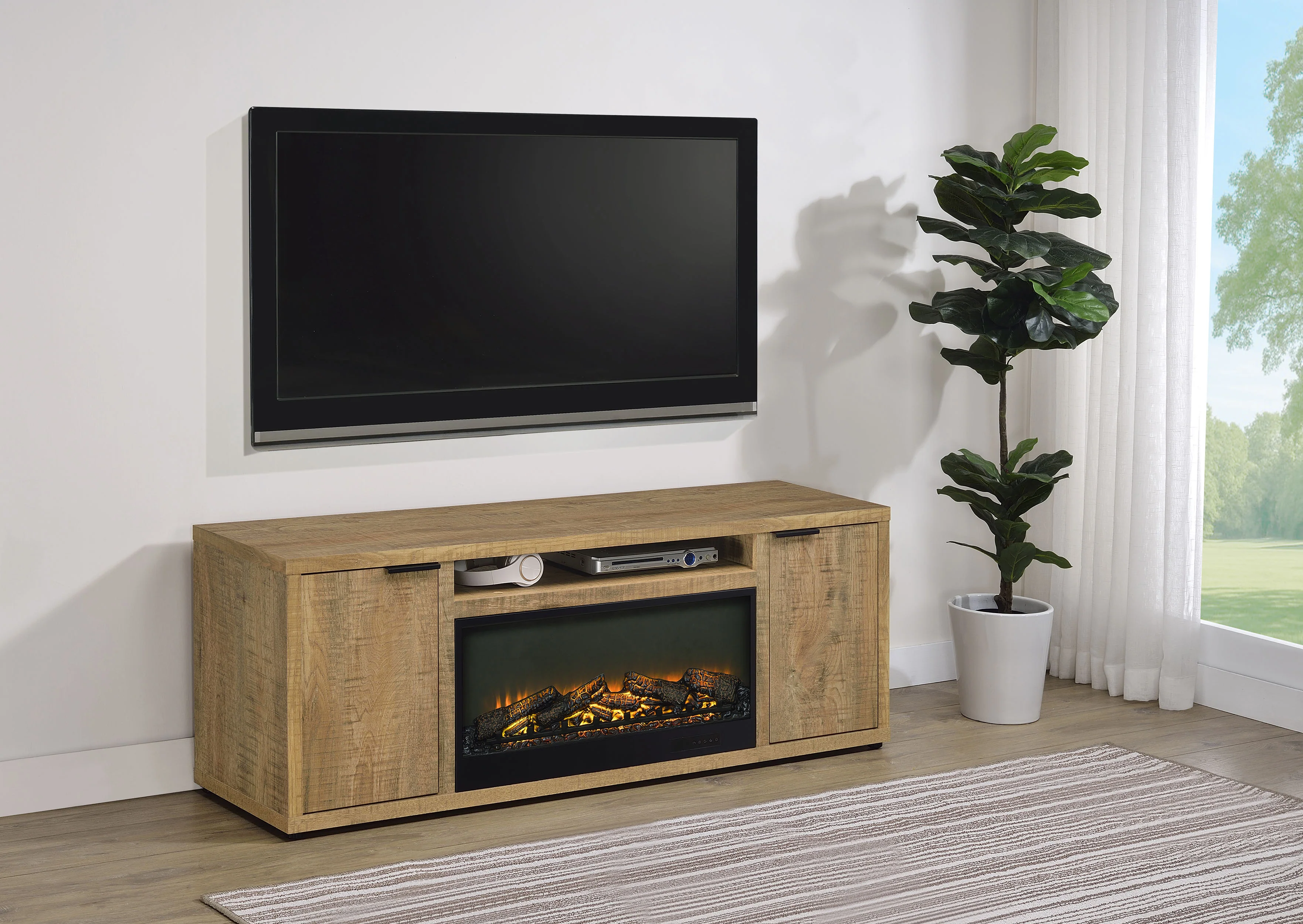 Fuller TV Stand Fireplace Console - Image 2