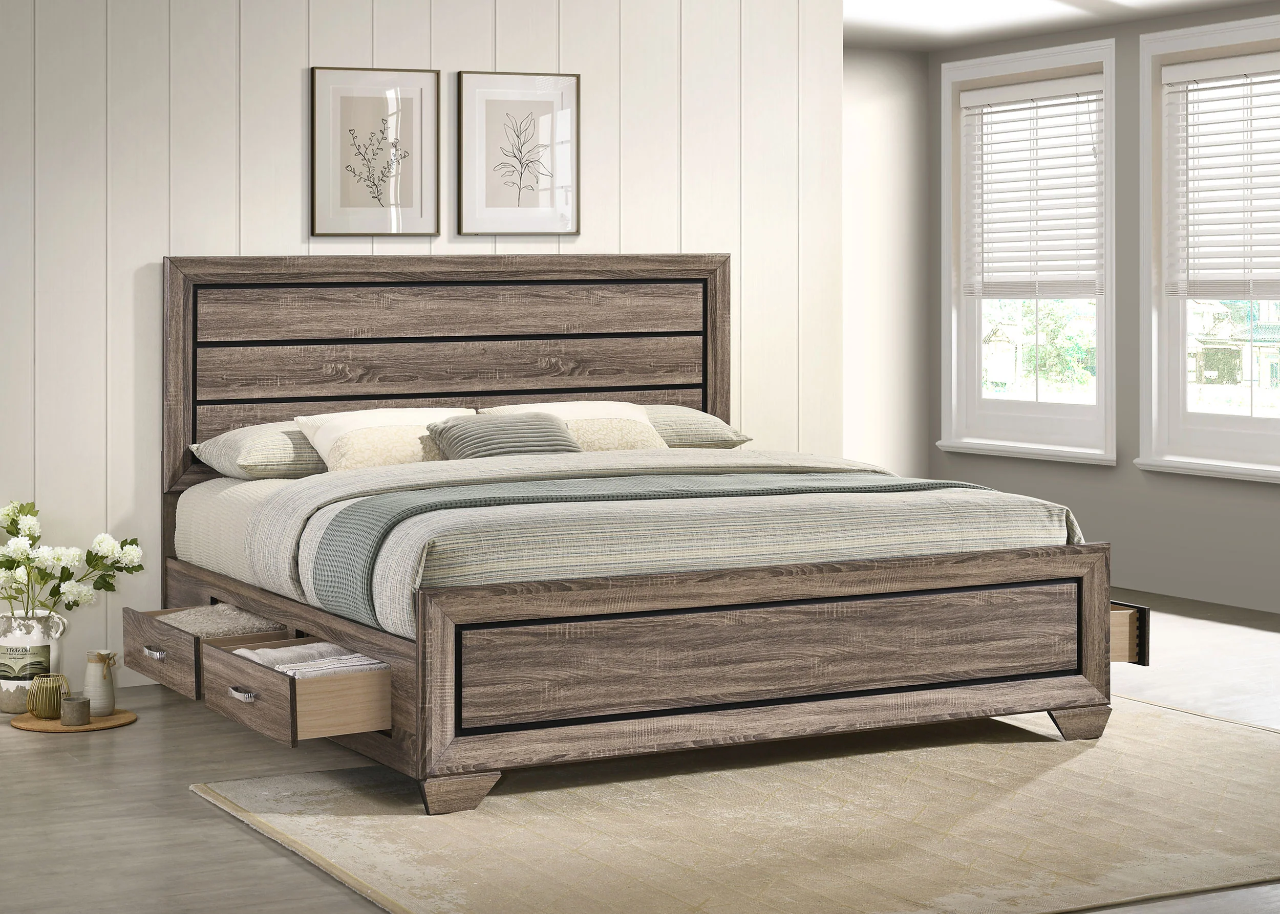Kauffman Panel Platform Storage Bed - Image 18