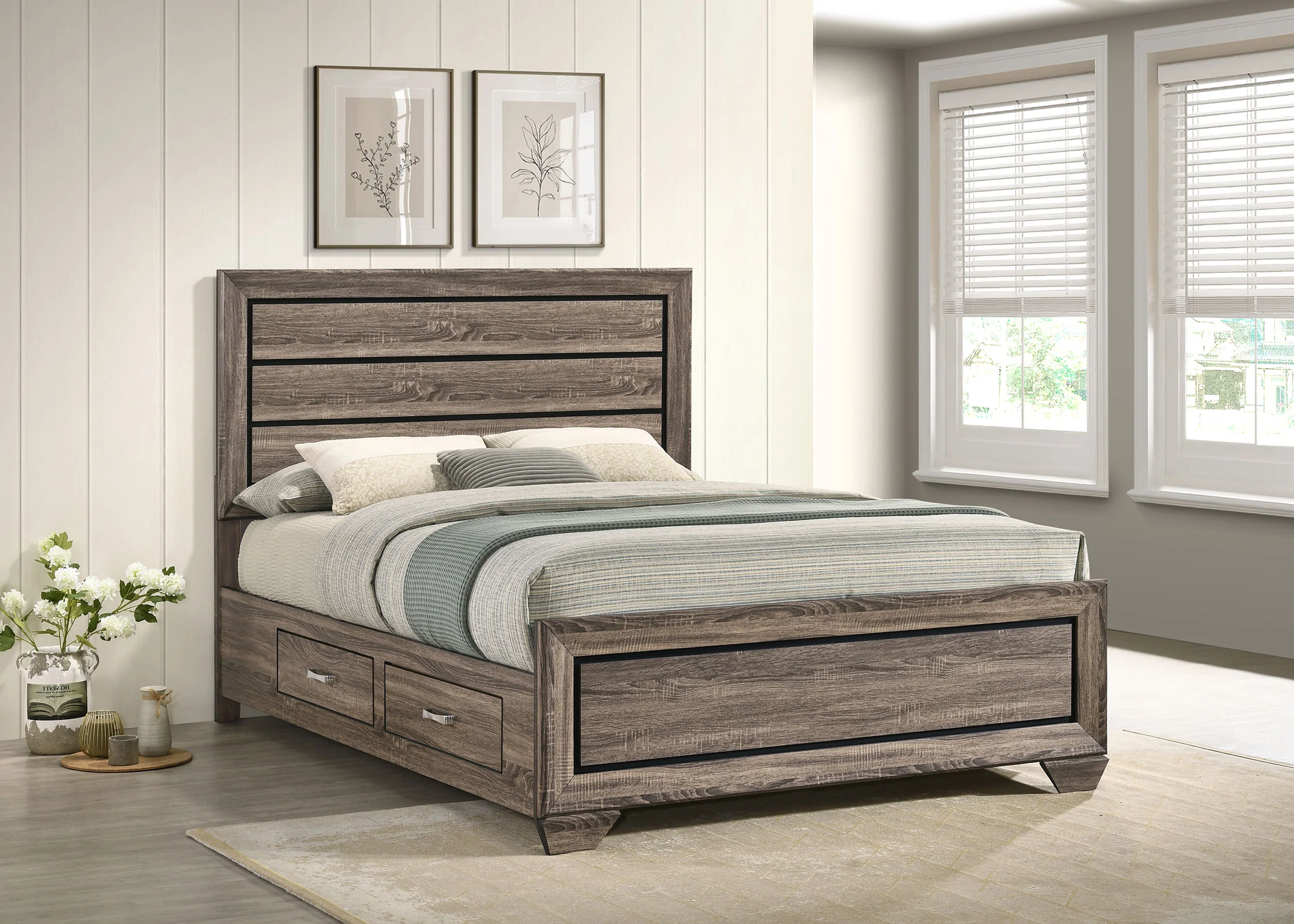 Kauffman Panel Platform Storage Bed - Image 2